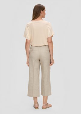 s.Oliver BLACK LABEL 7/8-Hose Culotte aus Leinenmix