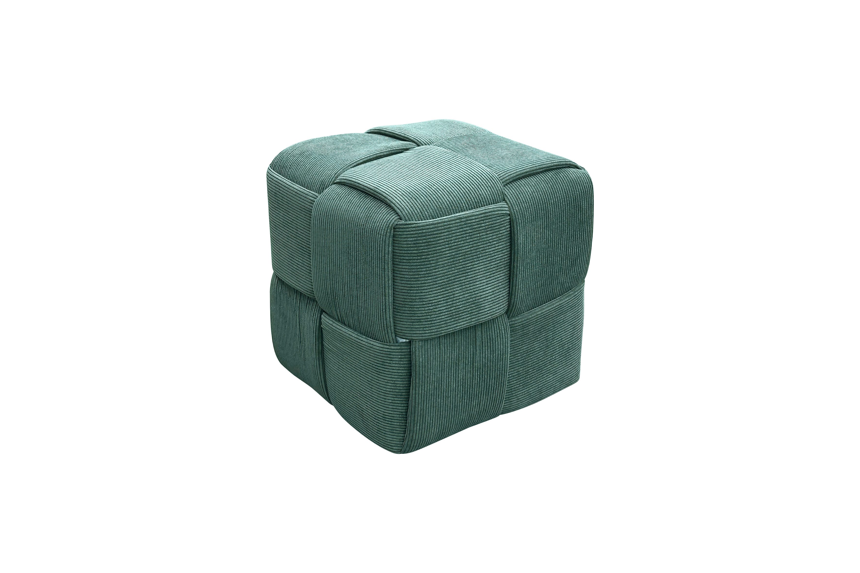byLIVING Pouf Urban, Cord Bezug, Vollpolster, günstig online kaufen