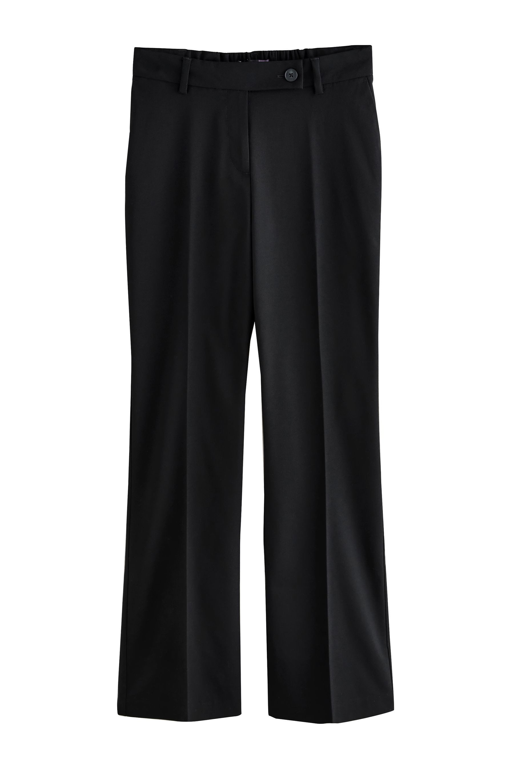 Next Bootcuthose Elegante Bootcut-Hose mit Wollanteil, Kurzgröße (1-tlg)