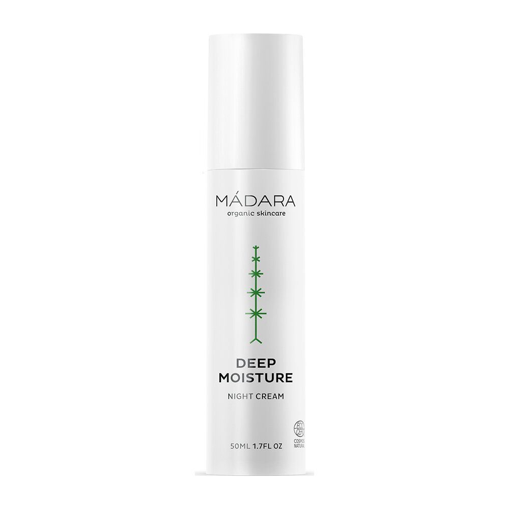 Madara Nachtcreme DEEP MOISTURE Feuchtigkeitsspendende, 50 ml