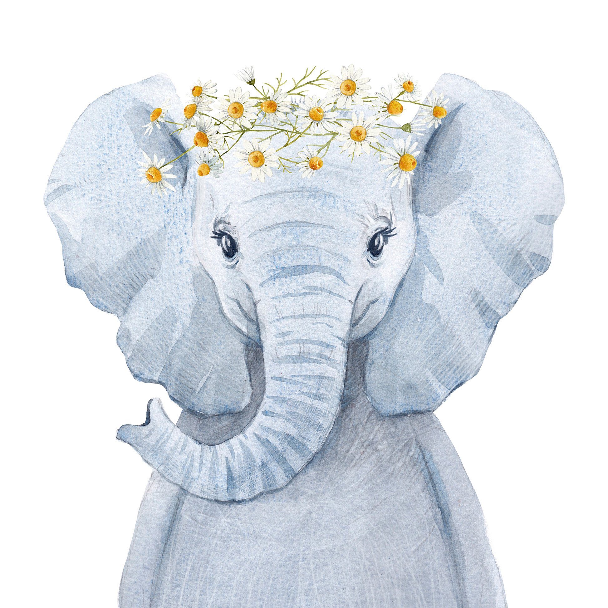 Fasana Papierserviette 20 Servietten Ms Elephant 33x33cm, (20 St)