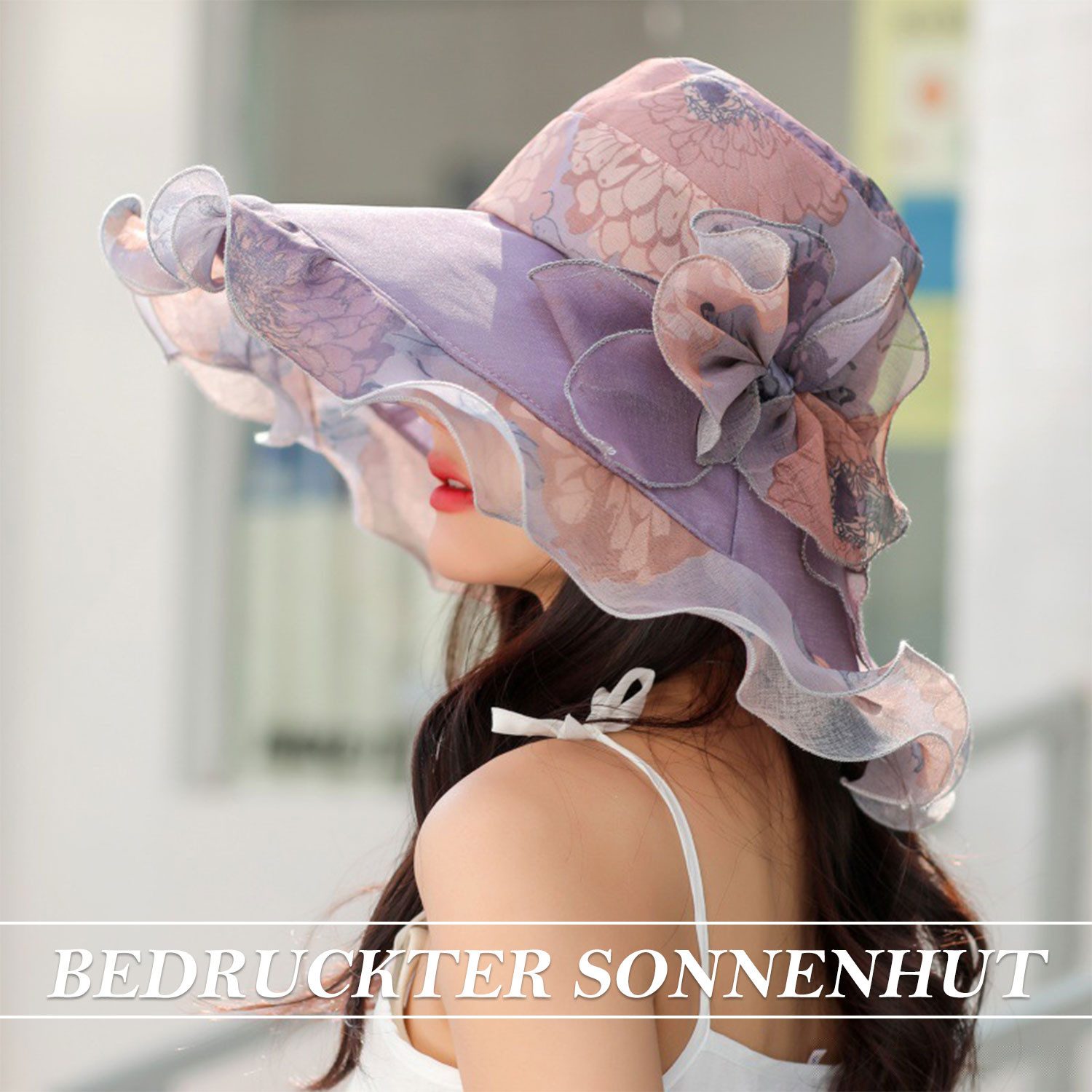 Refttenw Sonnenhut Sonnenhut aus Spitze,Hut mit günstig online kaufen