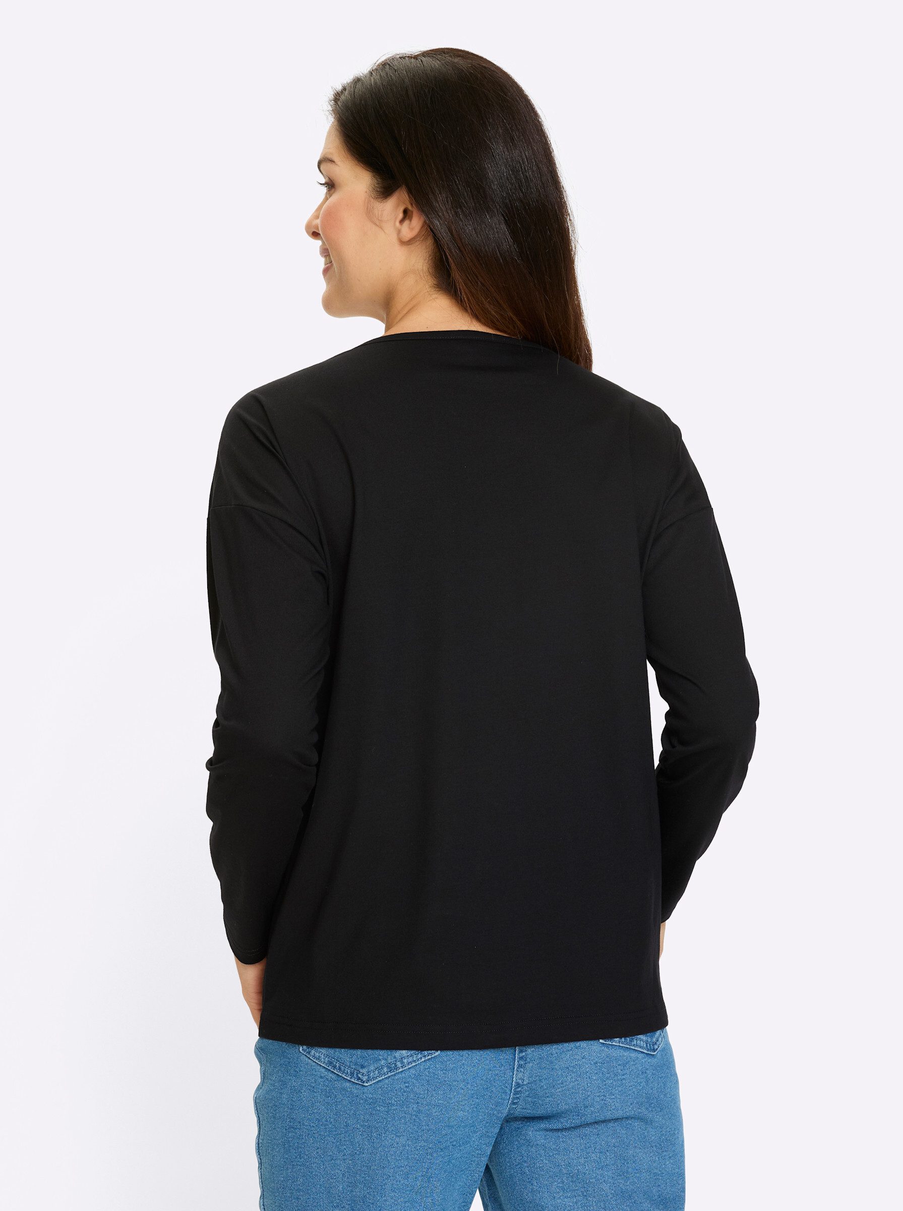 Sieh an! T-Shirt Rundhalsshirt günstig online kaufen