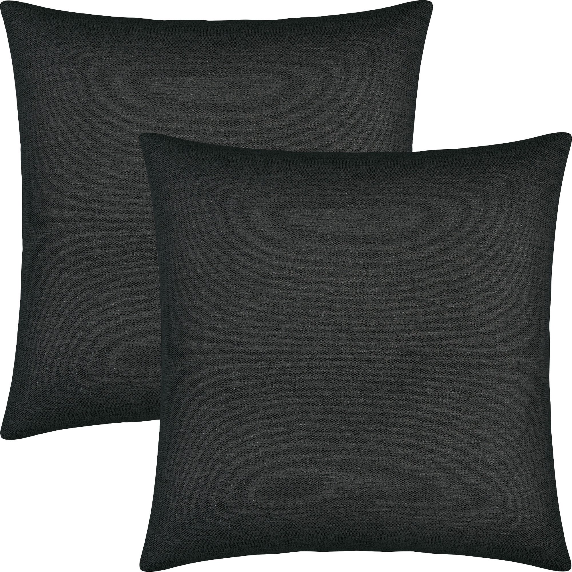 Erwin Müller Kissenbezug Kissenhülle "York" 2er-Pack, Chenille Uni günstig online kaufen