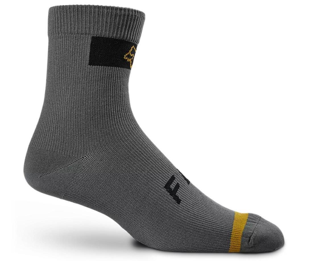 Fox Racing Sportsocken Fox Defend Wasser Socken Darkshadow Grau