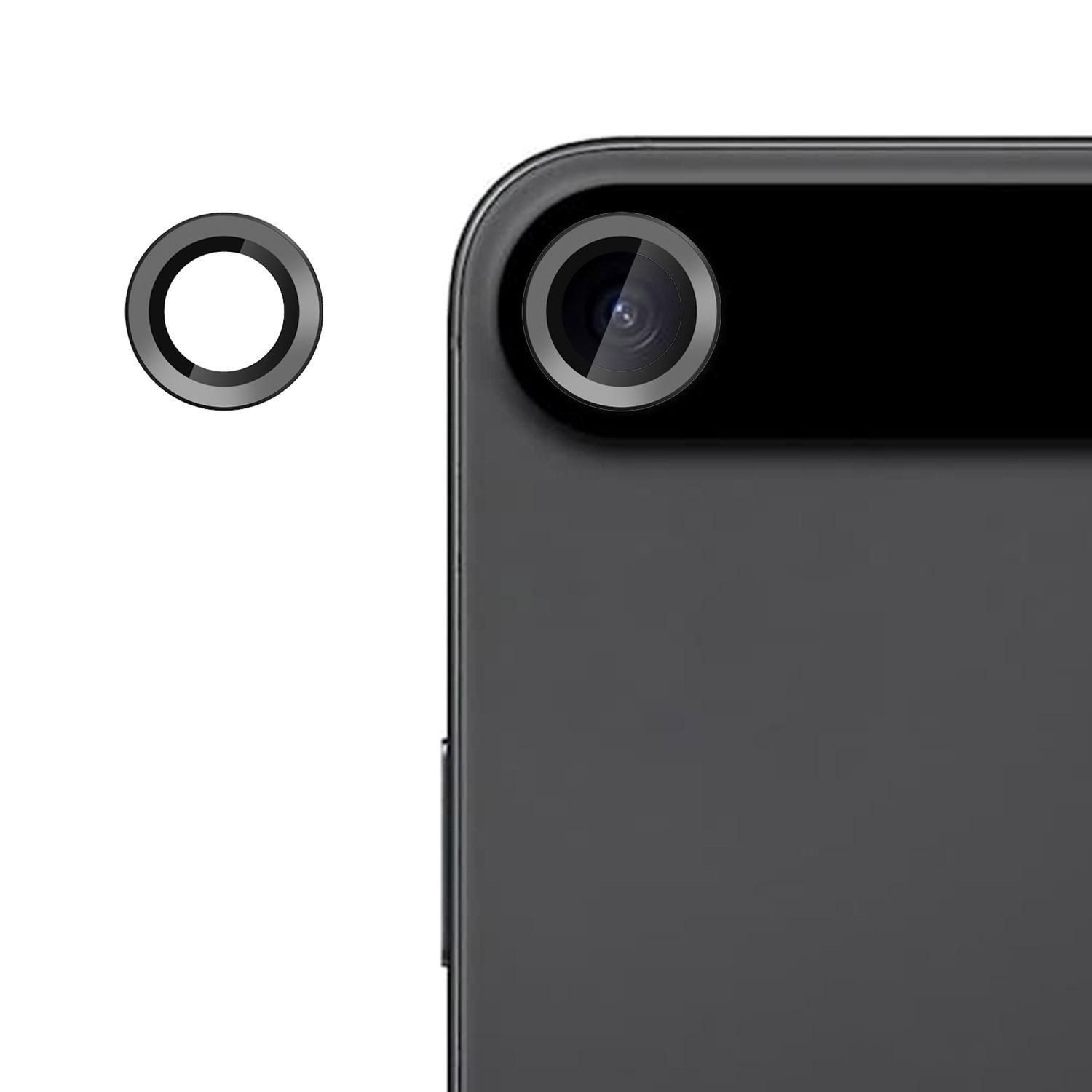 Wigento Handyhülle Für Apple iPhone 17 Air Ultra Dünn 9H Kamera Schutzglas Schwarz, Anti-Fingerprint, hohe Lichtdurchlässigkeit, kratzfest
