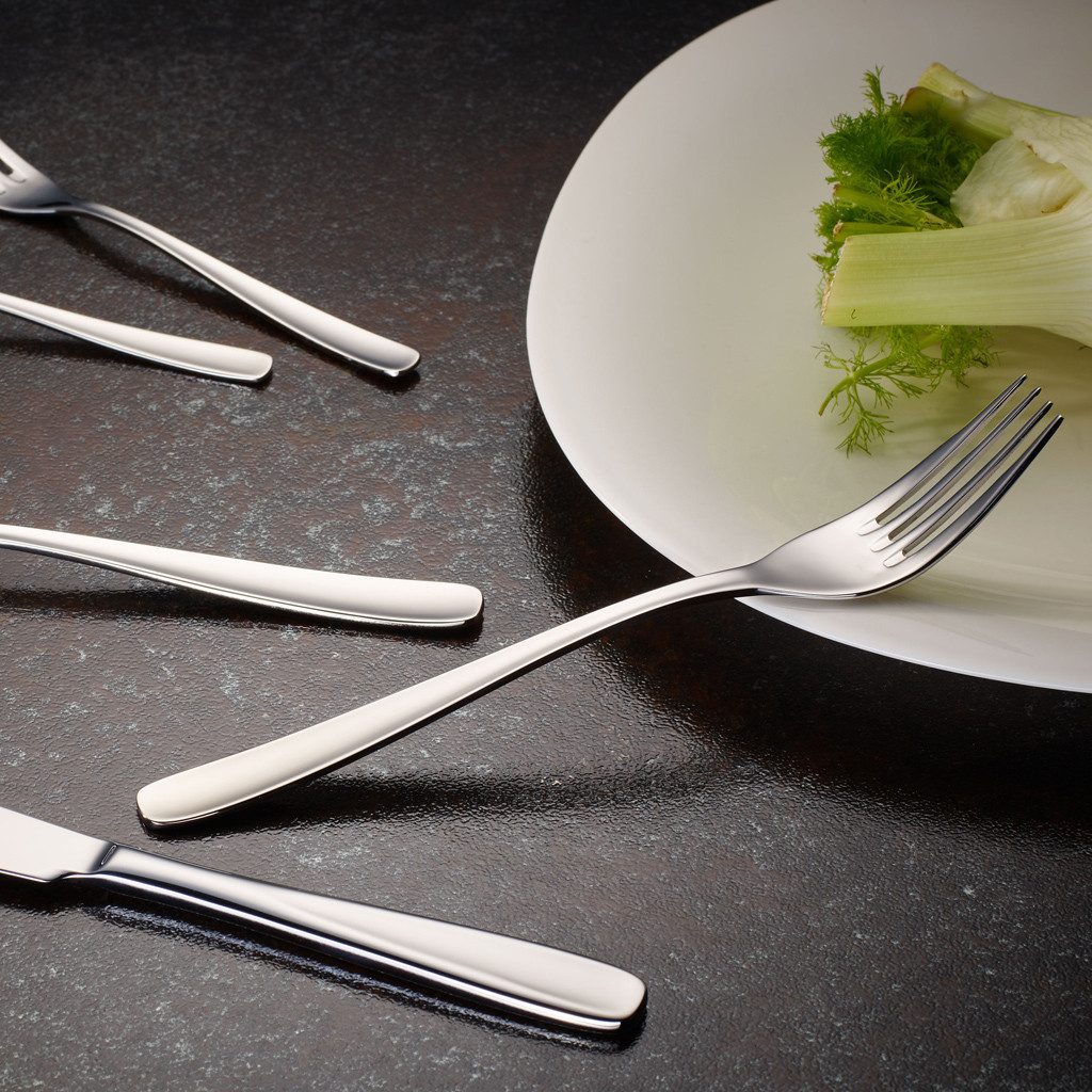 Villeroy & Boch Besteck-Set Liam Tafelbesteck 30-teilig, Für 6 Personen (30-tlg), 6 Personen, Edelstahl, Edelstahl, 30 Stck, spülmaschinenfest