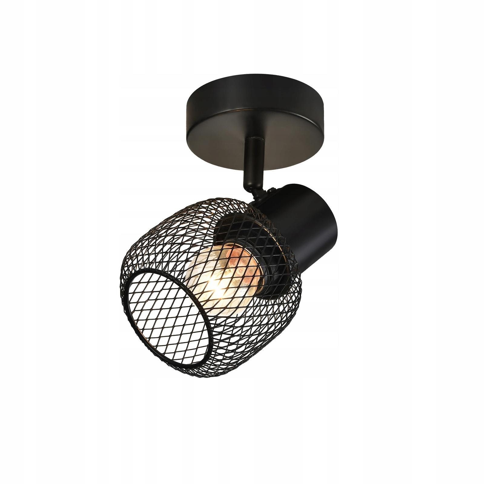 ZMH Deckenleuchte Deckenstrahler Schwarz - Metall Vintage Deckenspot E27 fü günstig online kaufen