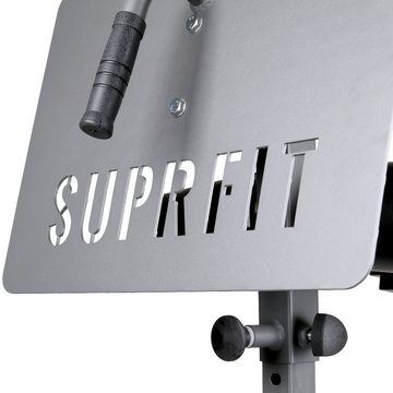 SF SUPRFIT Trainingsstation Berengar GHD - Verstellbarer Glute Ham Developer, Bauch-, Rückentrainer, Roman Chair, Rückenstrecker aus Stahl-Kantrohr, reißfeste, abwaschbare Polsterung, pulverbeschichtet