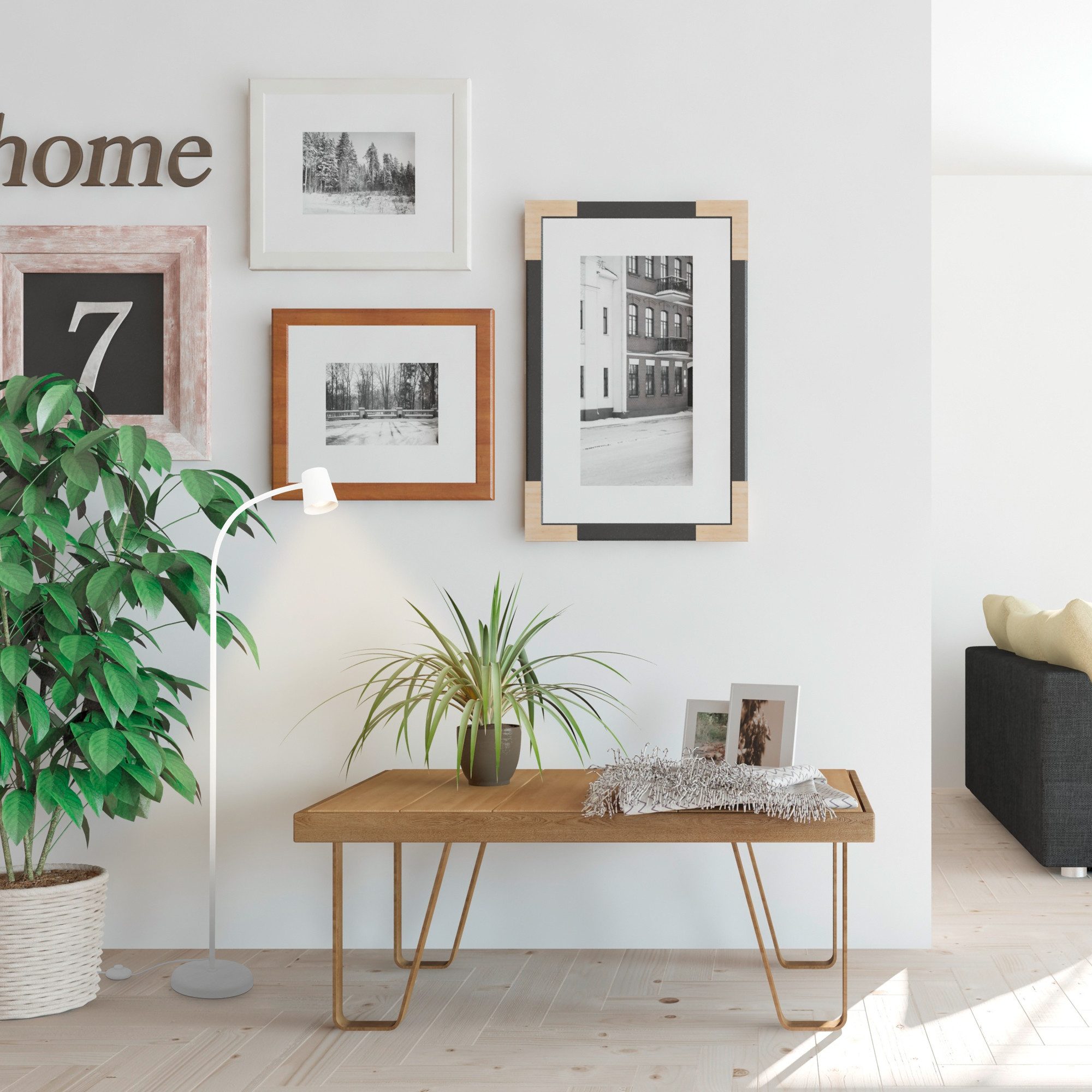 Briloner Leuchten Stehlampe LED Stehleuchte schwenkbar Home Office Wohnzimmer GU10, ohne Leuchtmittel, 2700K - Extra - Warmweiß