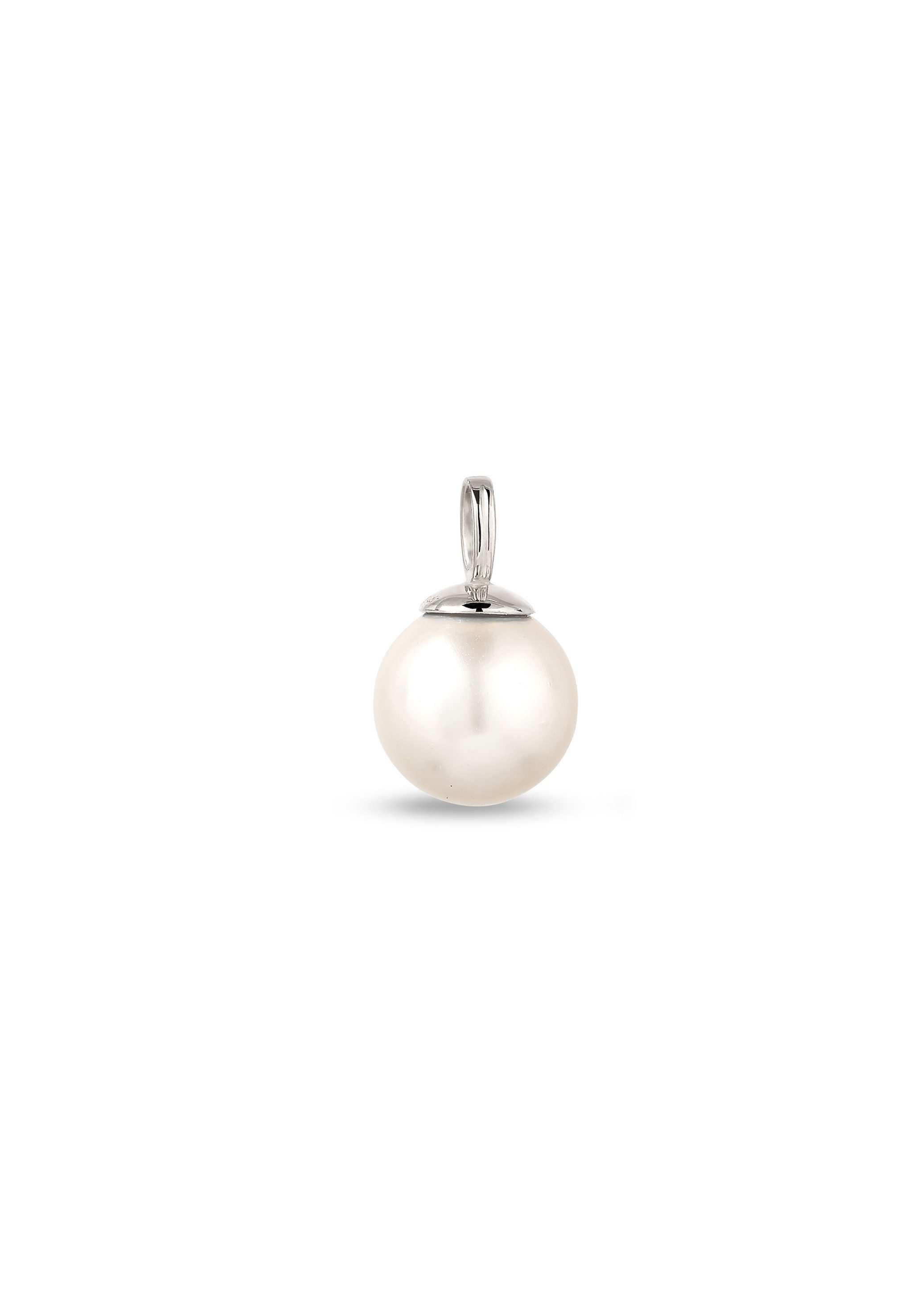 Elli Perlenanhänger Anhänger mit Perle von Swarovski®Weiß 925 Sterling Silber