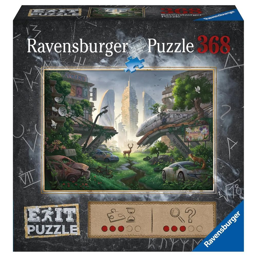 Ravensburger Puzzle Ravensburger Exit Puzzle - Apokalyptische Stadt - 368 Teile, 368 Puzzleteile