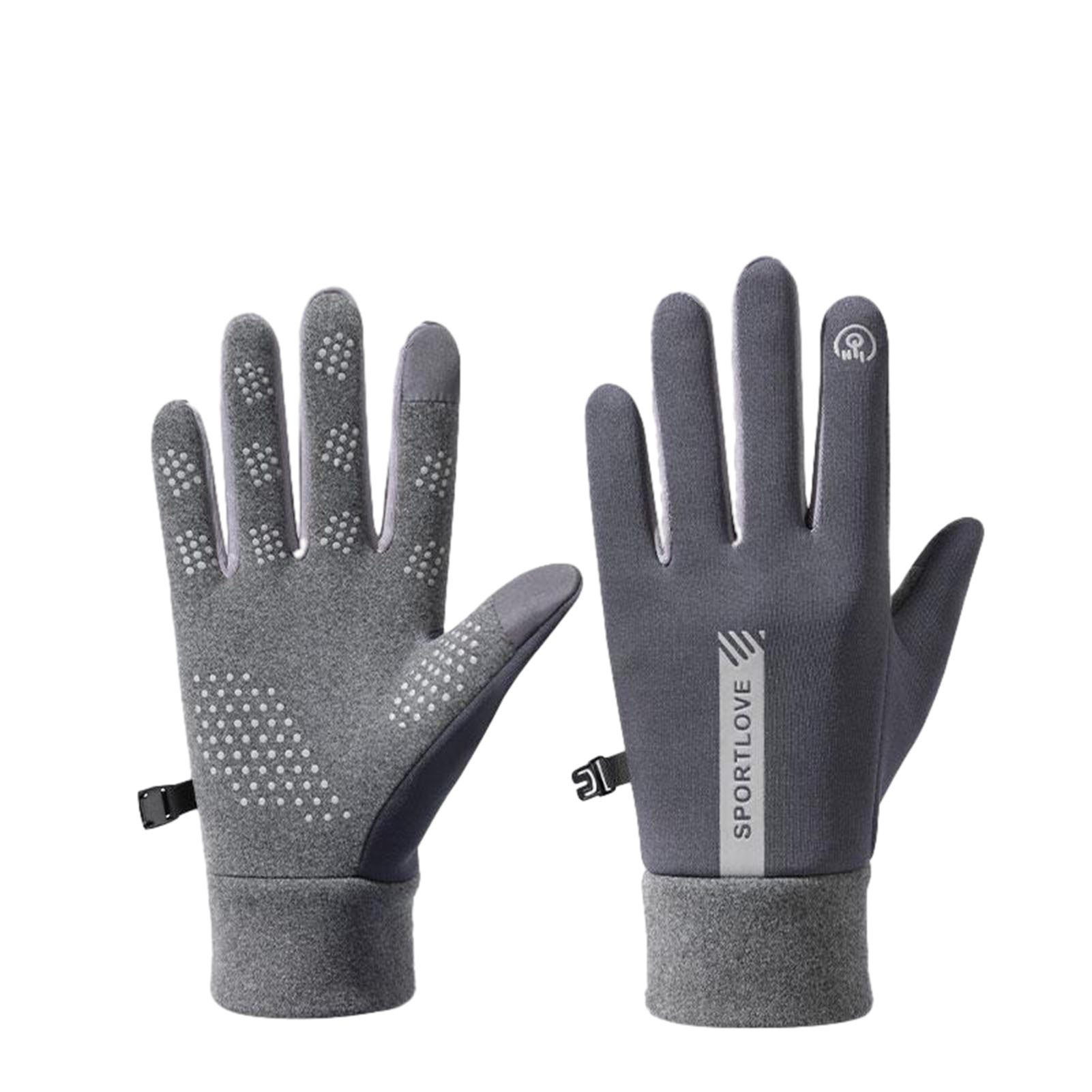 Touchscreen-Wärmehandschuhe Fahrradhandschuhe Blusmart grey