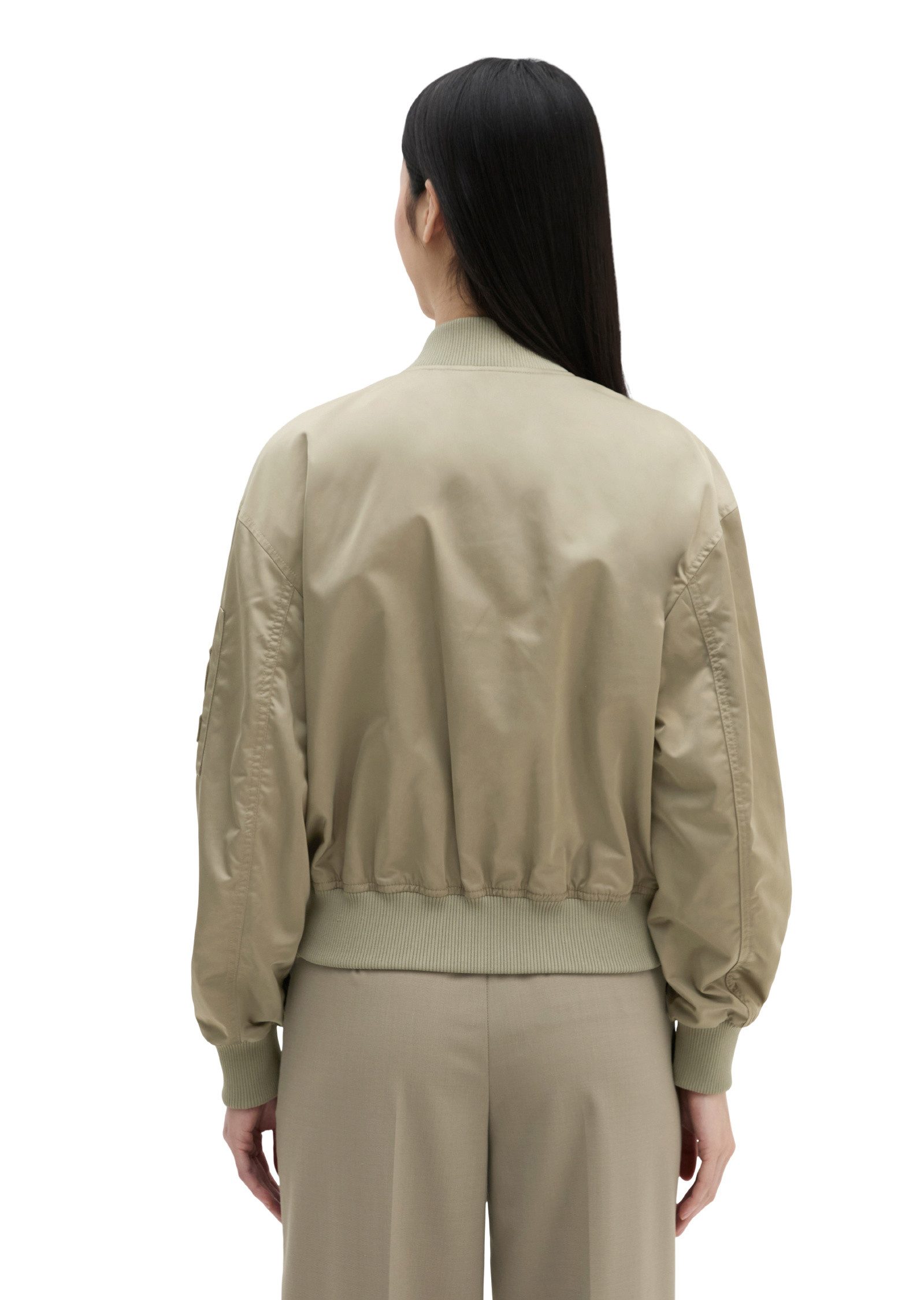 Marc O'Polo Outdoorjacke aus recyceltem Polyester-Twill
