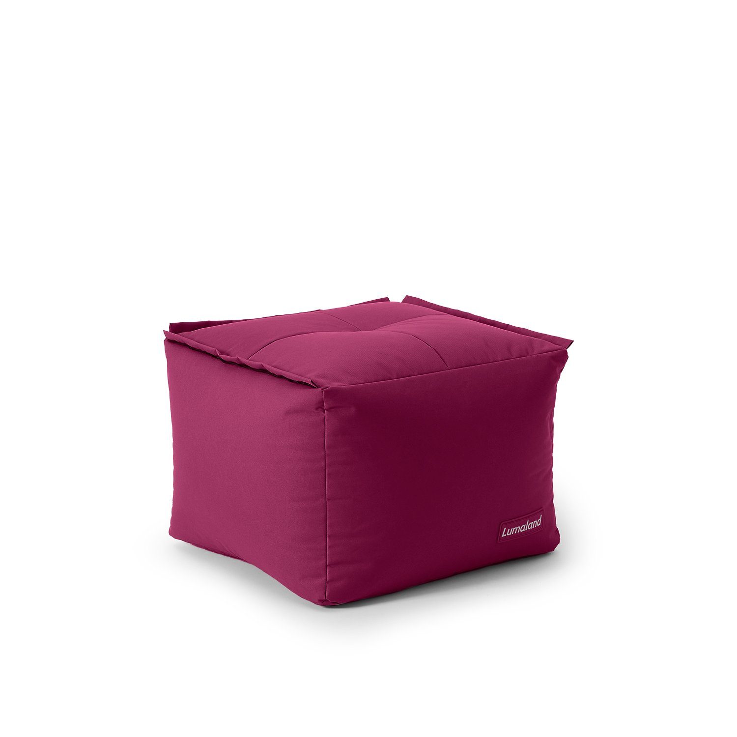 Loungeset Sofa waschbar System, individuell Modularen In- abnehmbarer kombinierbar Sessel rotwein Lumaland mit dem Bezug & erweiterbar wasserfest outdoor