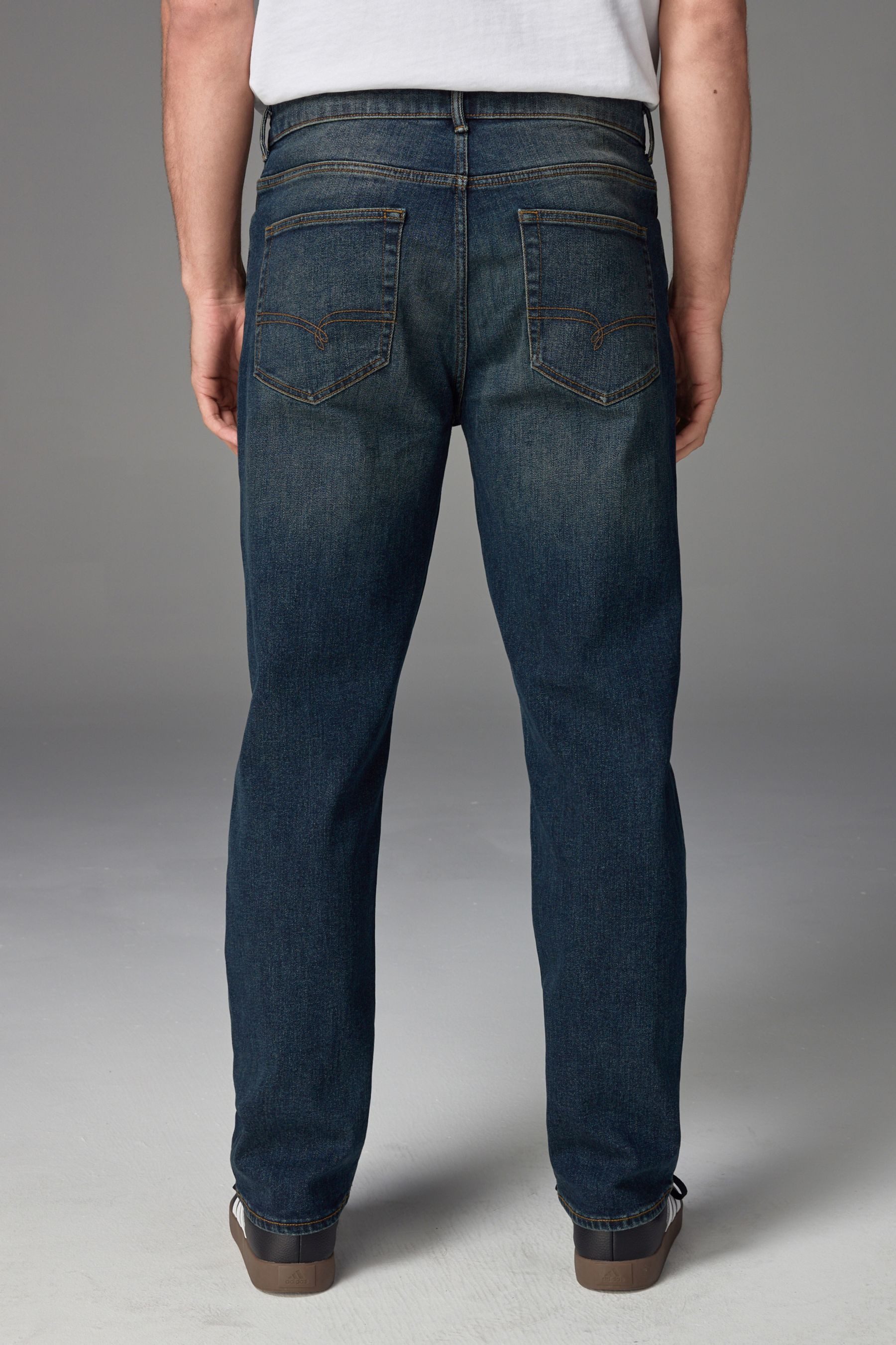 Next Straight-Jeans Authentic Straight Fit Stretchjeans, günstig online kaufen
