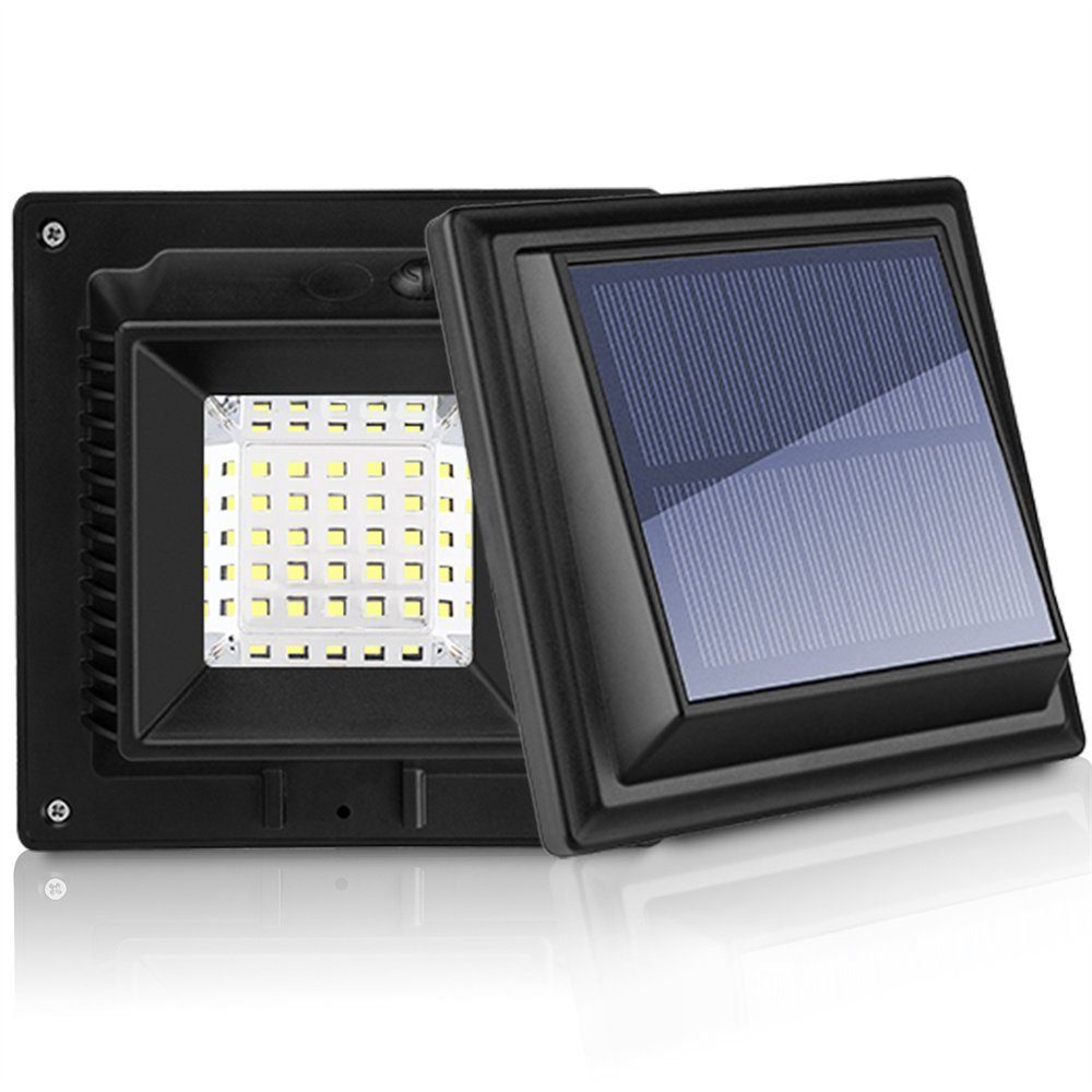 Solarlampen 4Stk.25LED LED Lichtsensor Außen, Dachrinnenleuchte Home safety