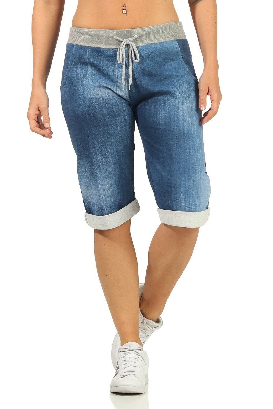 Aurela Damenmode Jogginghose Bermuda Damen Hose günstig online kaufen