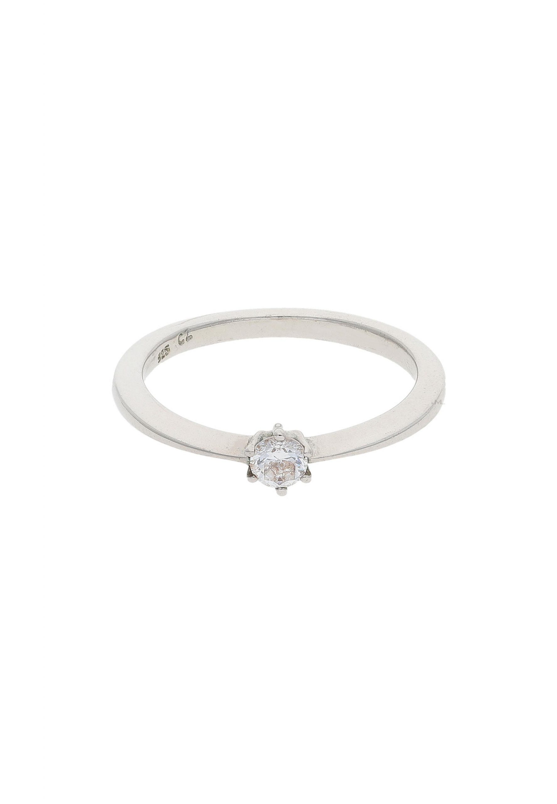 Damen Schmuck JuwelmaLux Silberring Ring Silber Fingerring Zirkonia (1-tlg), Damen Silberring Silber 925/000, inkl. Schmuckschac