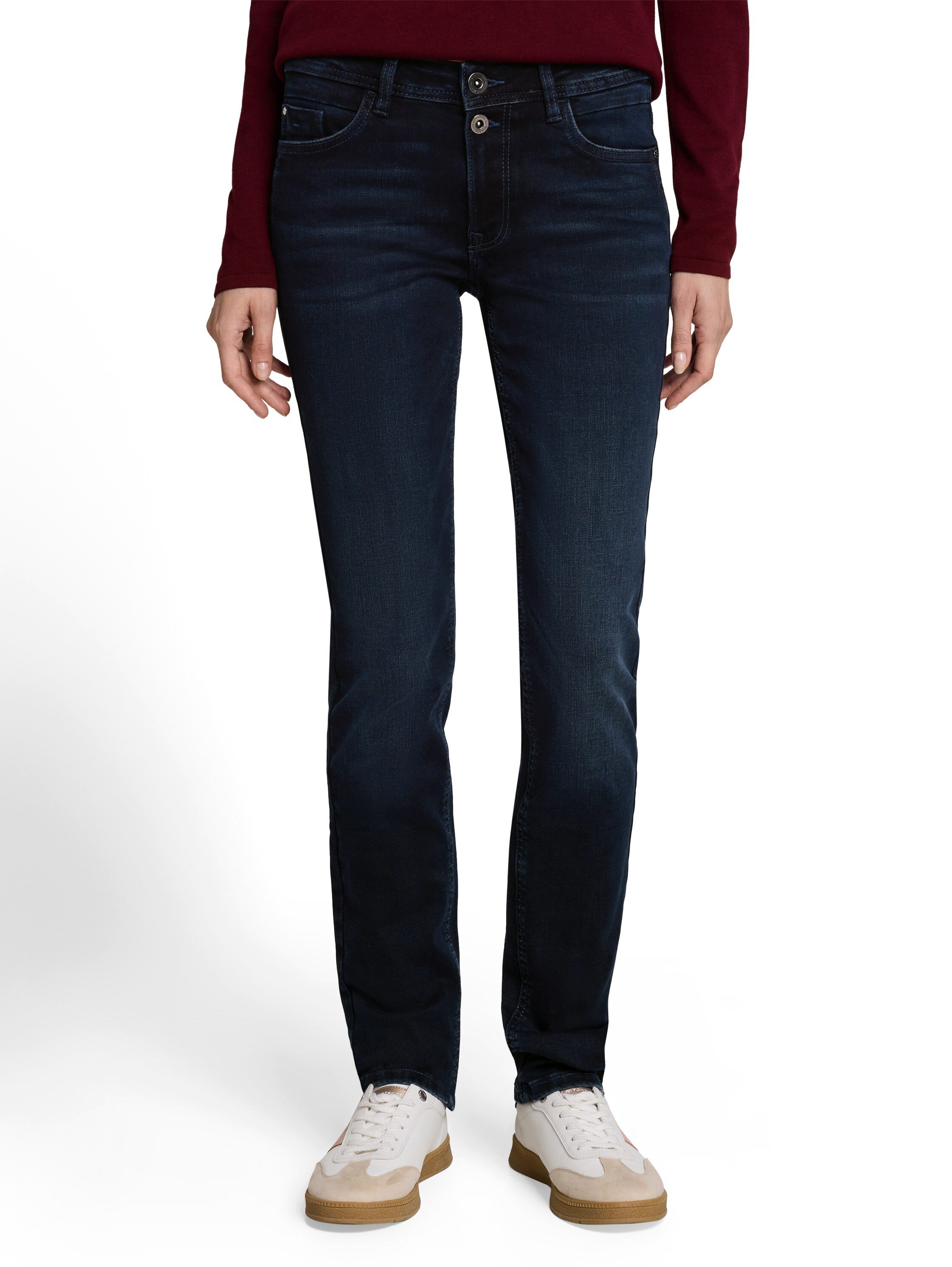 TOM TAILOR Straight-Jeans LIVA Straight mit Stretch