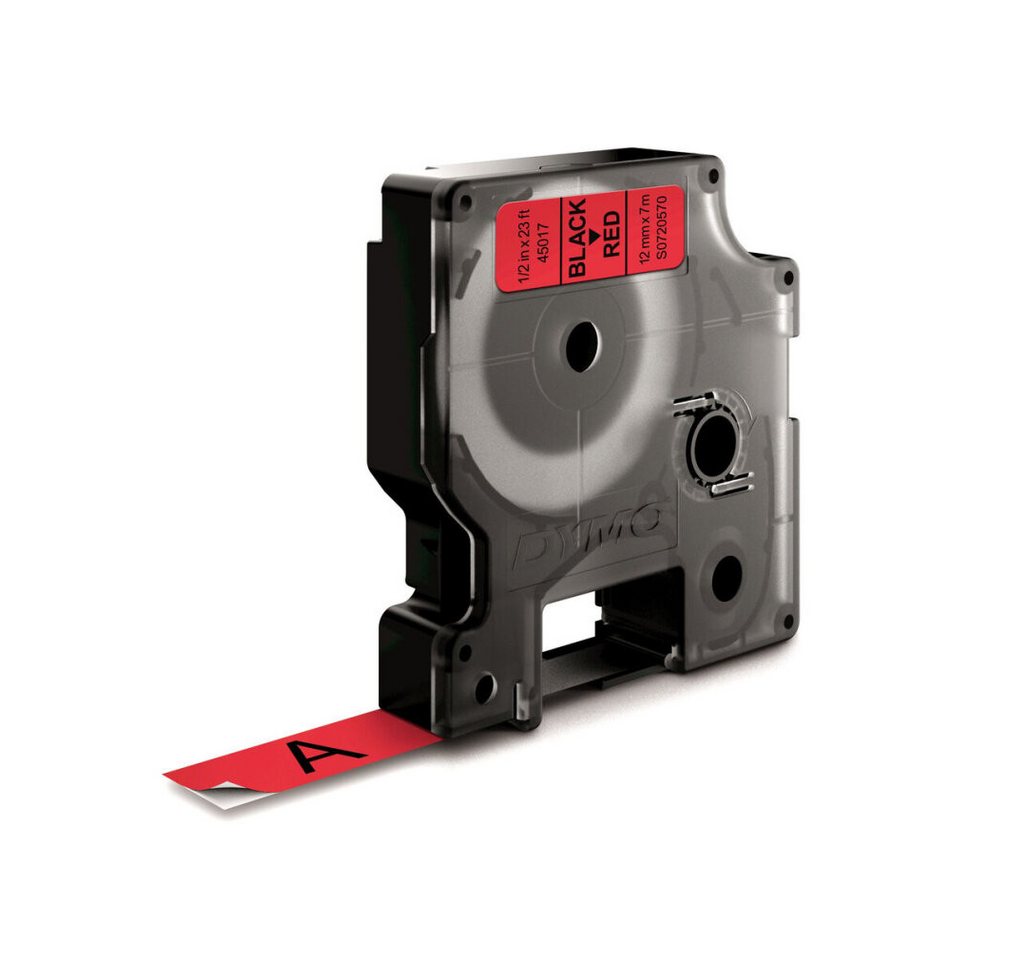 Thumbnail - DYMO Druckerband Schriftband 45017 Red Black (S0720570)
