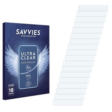 Savvies Schutzfolie für Elgato Stream Deck +, Displayschutzfolie, 18 Stück, Folie klar