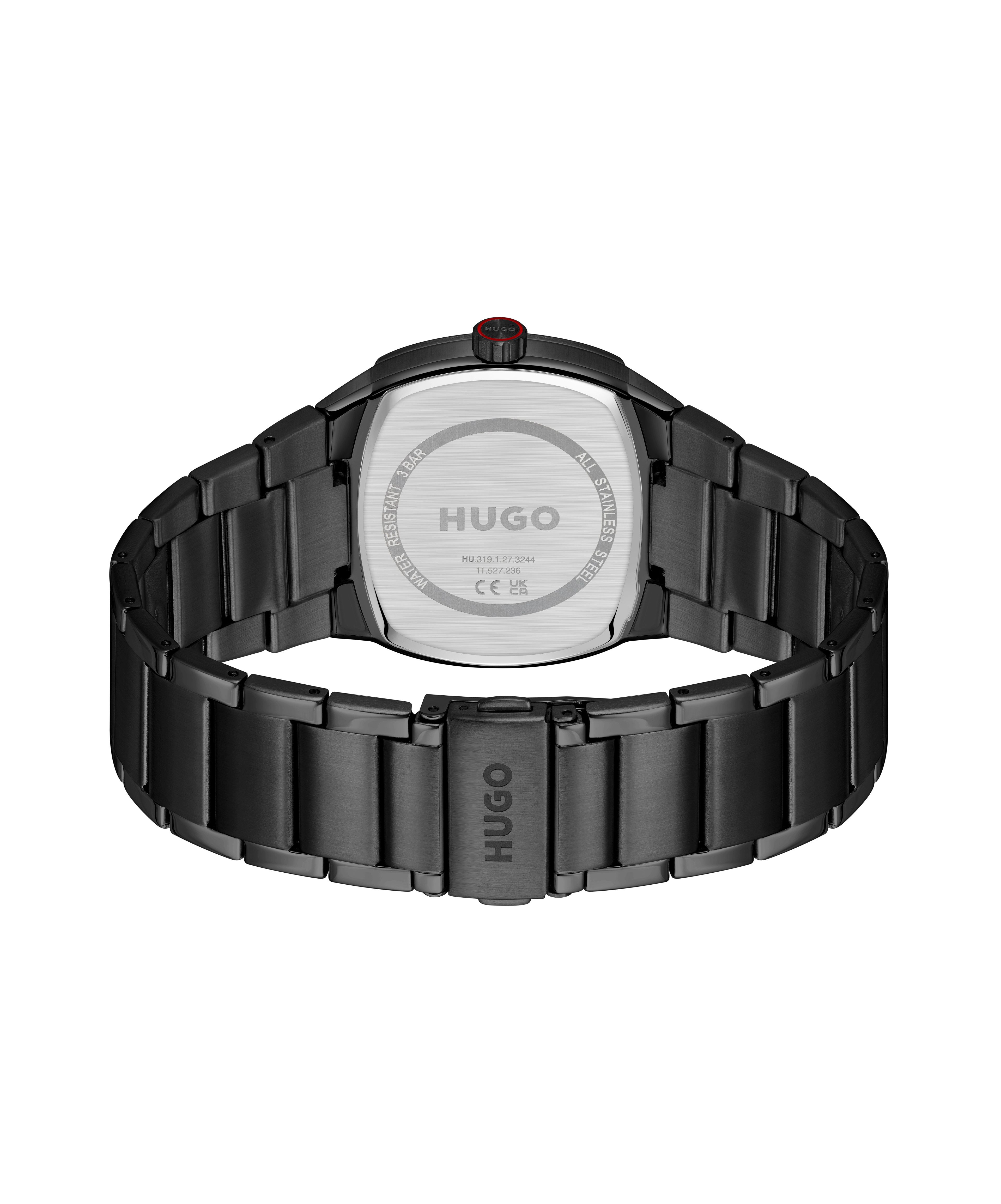 HUGO Quarzuhr #TELLY 1530462, Armbanduhr, Herrenuhr, Edelstahlarmband, analog