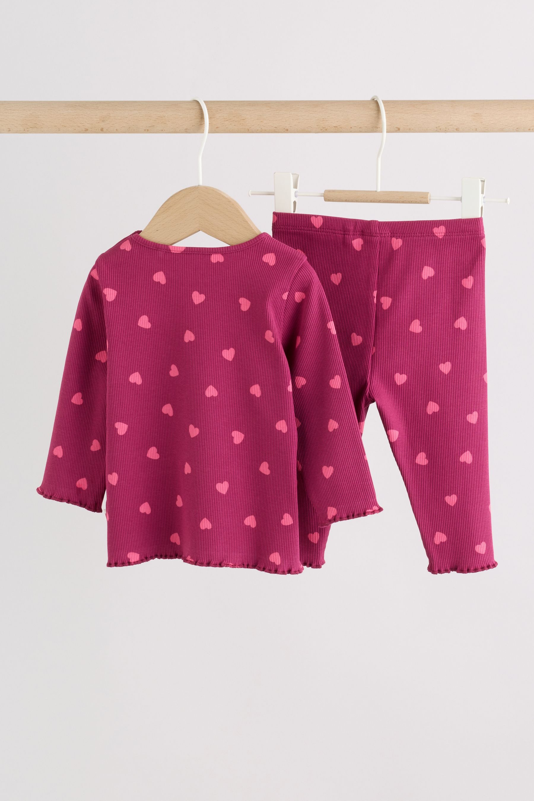 Next Langarmshirt & Hose Baby-Rippstrickoberteil und Leggings im 2er-Set (2-tlg) – Bild 5 von 5