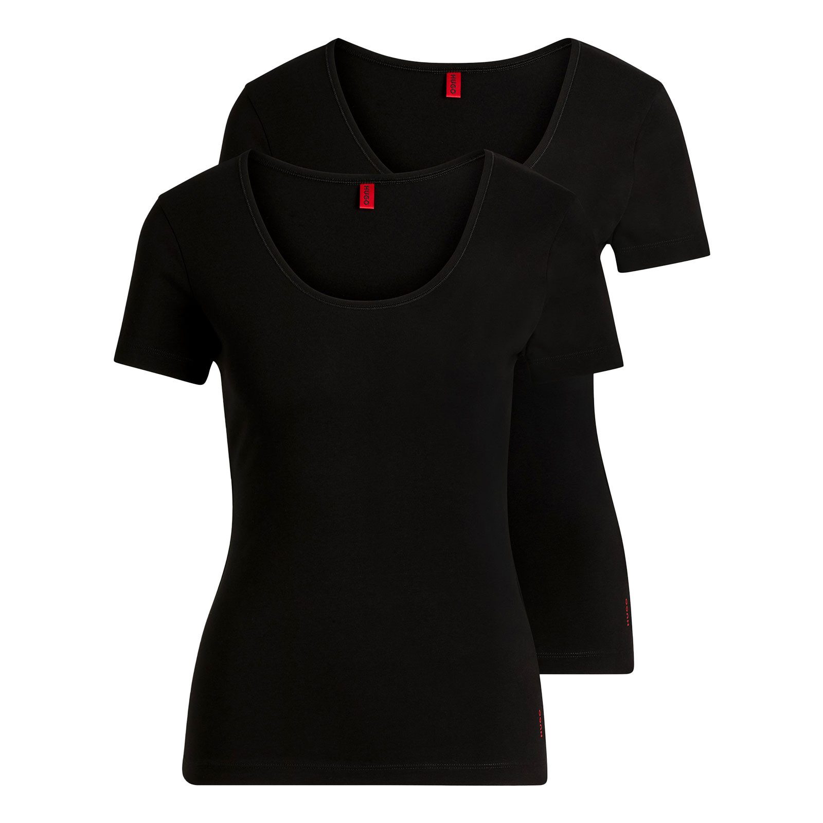 HUGO Unterziehshirt T-Shirts Crew-Neck (2-St) mit günstig online kaufen