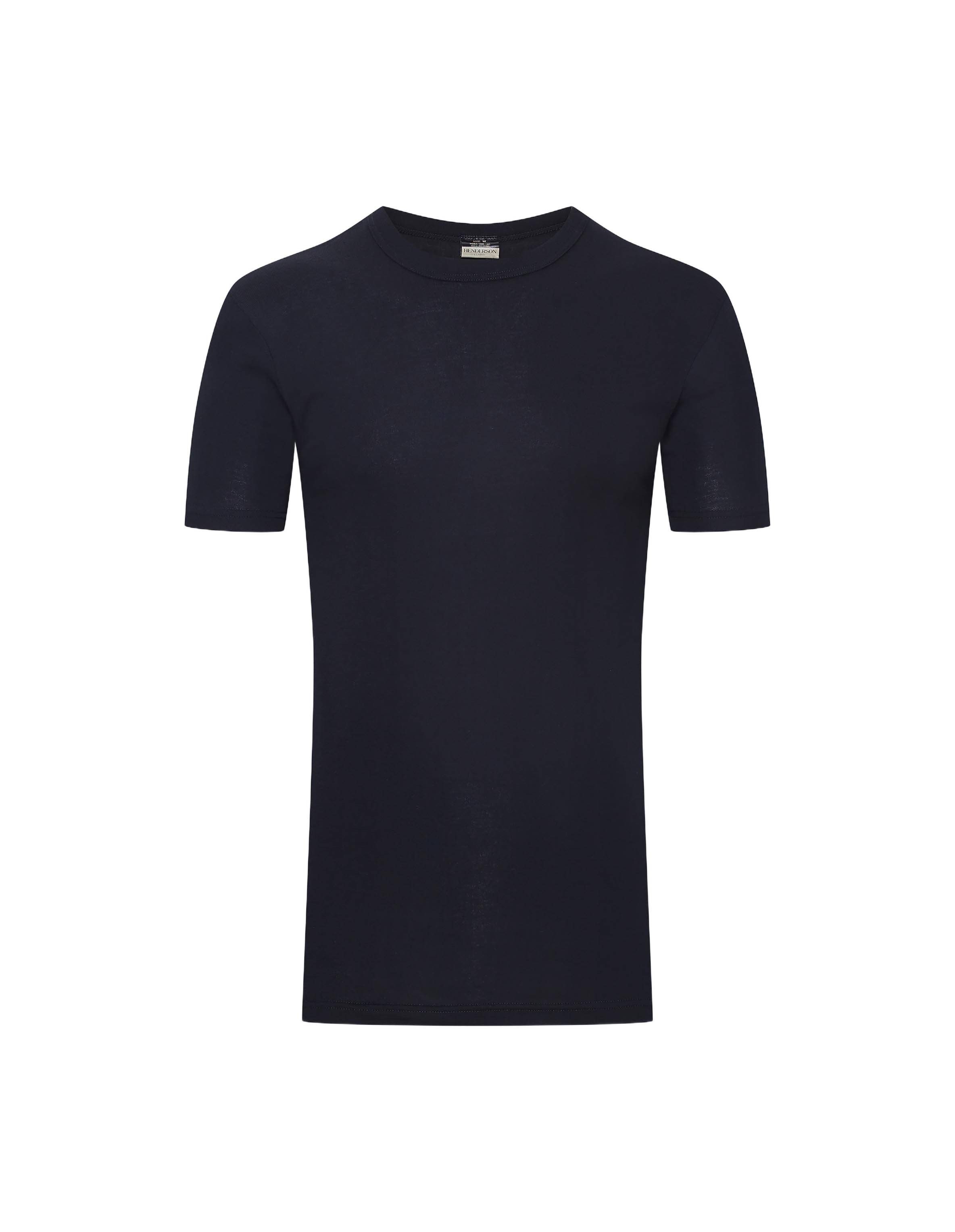 Henderson T-Shirt Slim-Fit-Baumwoll-T-Shirt mit Rundhals, BT-100