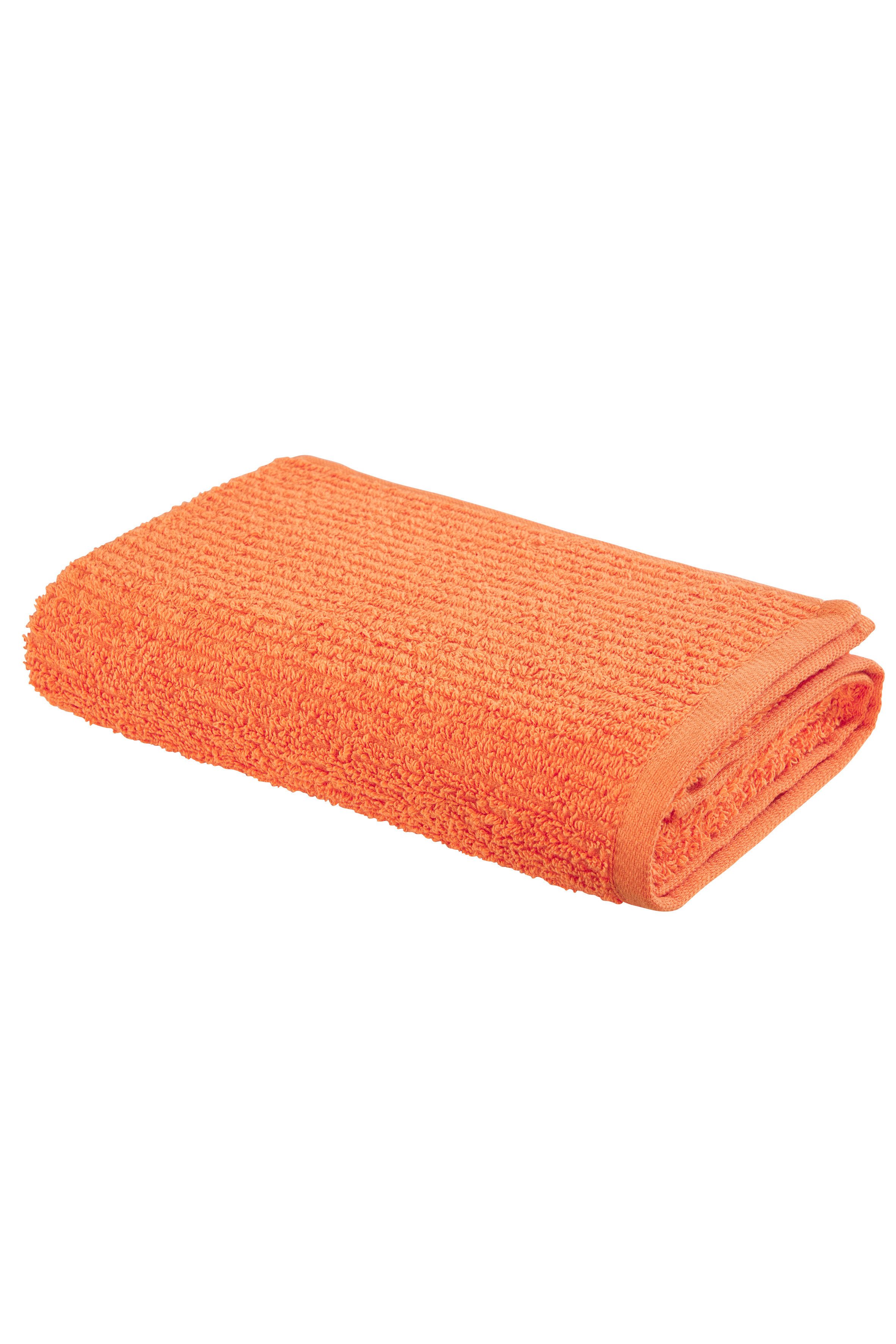 OTTO home Handtuch Riva, 50x100, Premium Handtücher, 500 gr/m², Webfrottier (1-St), Hoch-Tief-Struktur, Streifen, weich, 5 Jahre Garantie