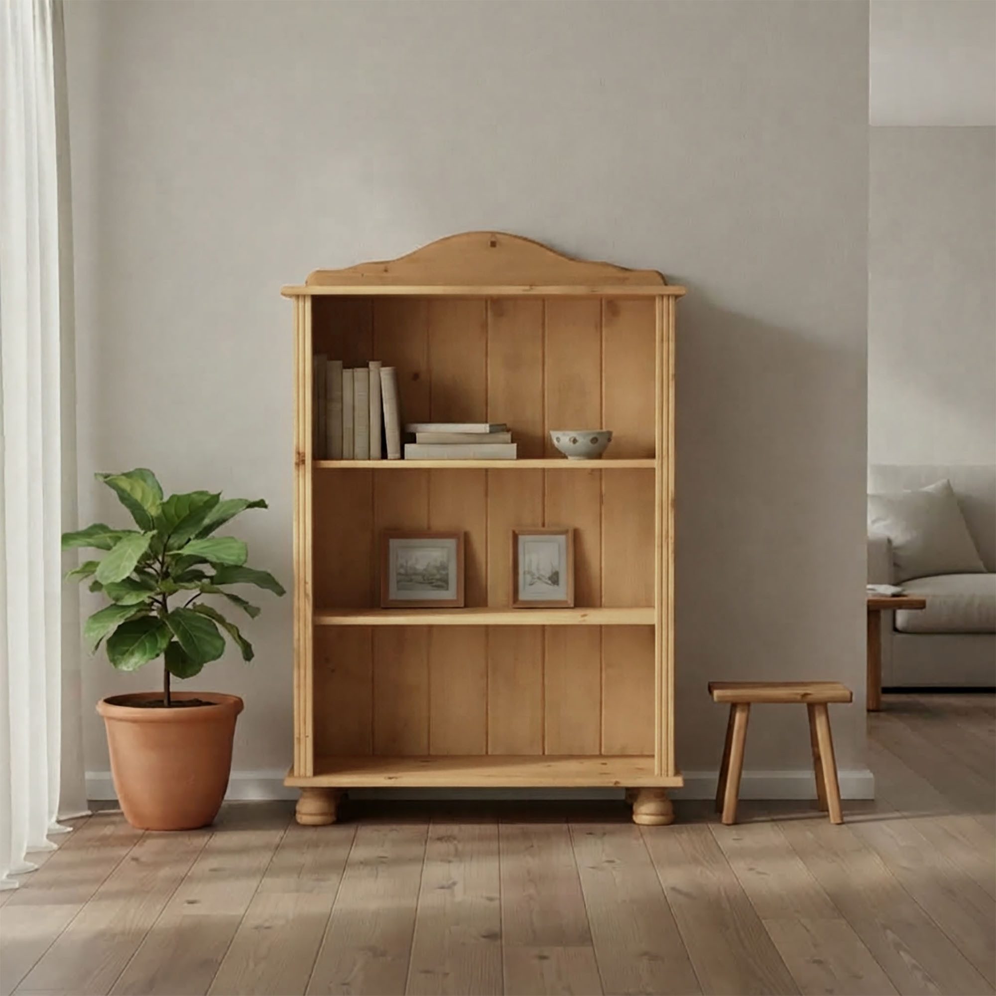 OTTO home Regal Mette, aus massivem Kiefernholz, in unterschiedlichen Größen und Farben