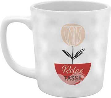 Sheepworld Tasse Tasse Kaffeetasse Teetasse 37cl Sheepworld GRUSS & CO Struktur Relax, Material: Steinzeug