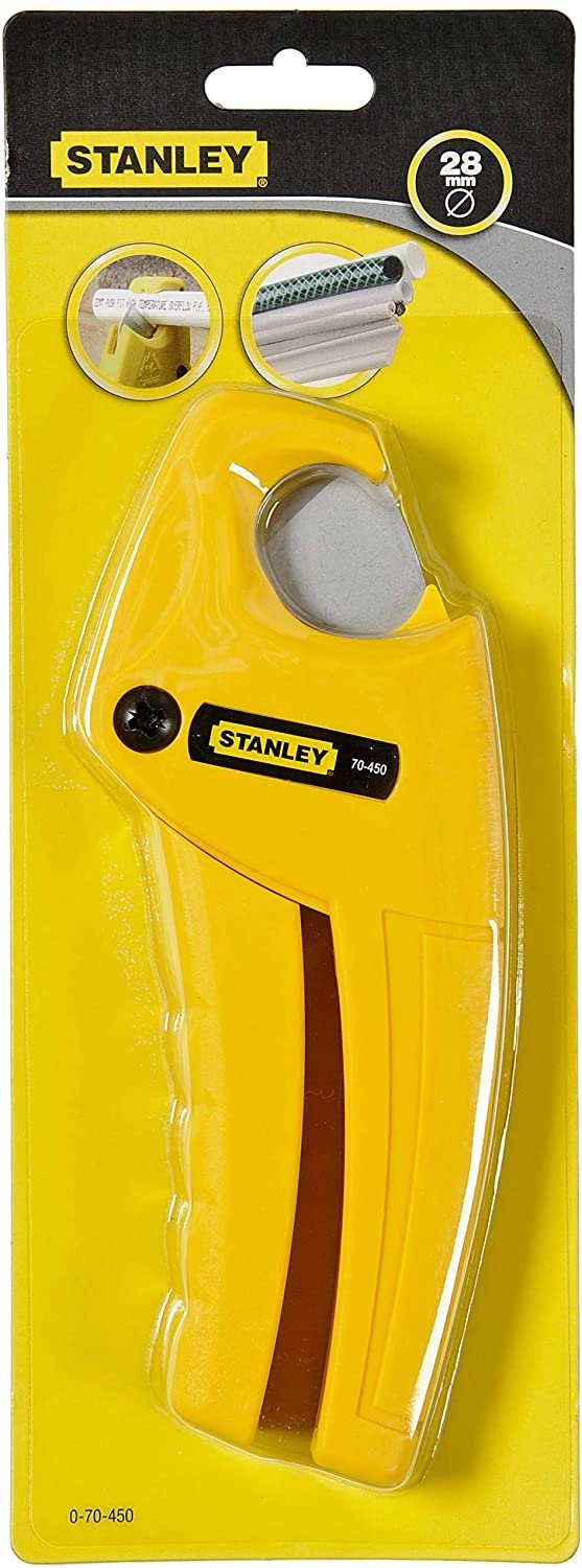 STANLEY Rohrschneider 0-70-450 Kunststoffrohrschneider bis Präzisionsklinge, einsetzbar vielseitig 28mm