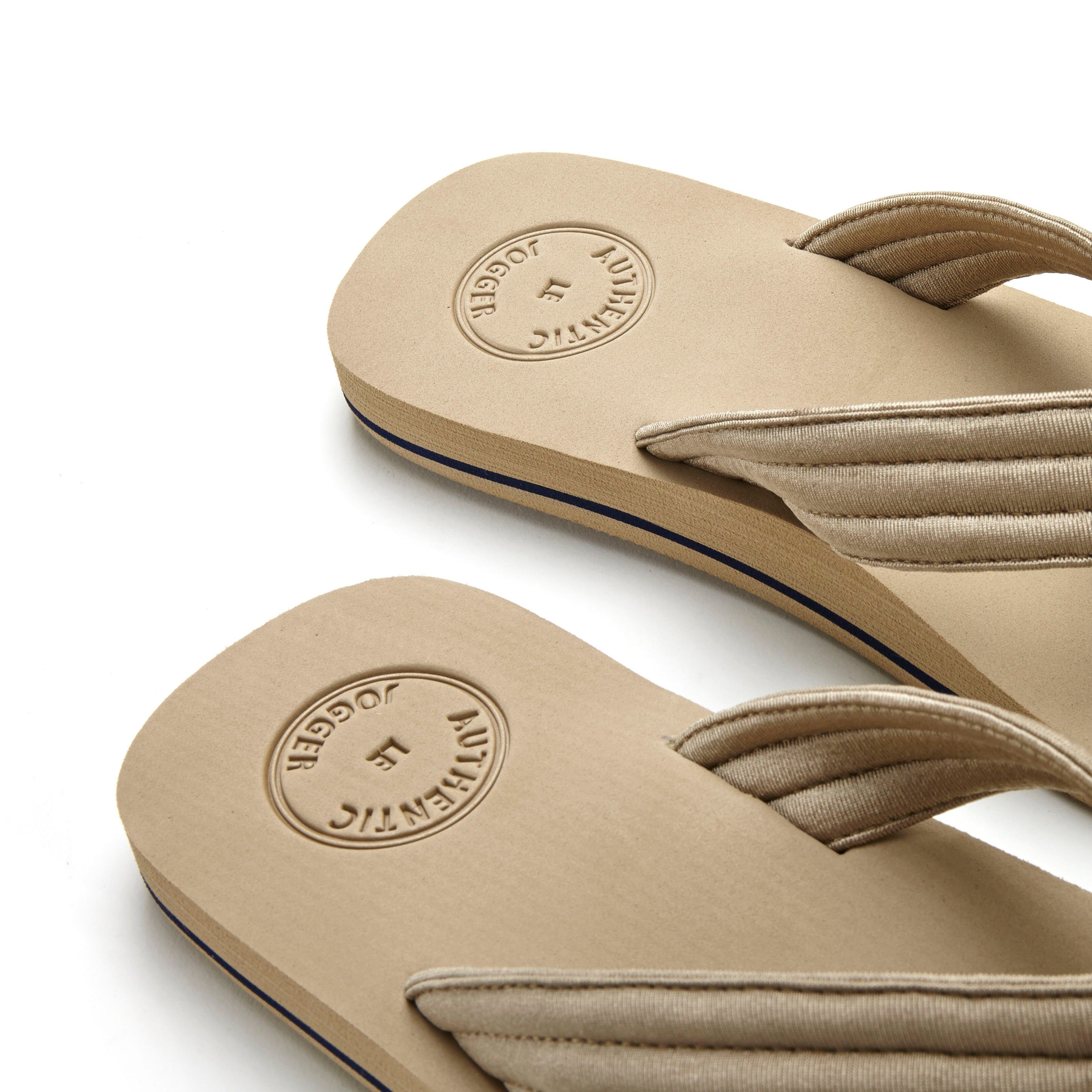 AUTHENTIC LE JOGGER Zehentrenner Pantolette, Badeschuh, ultraleichtes Material Unisex VEGAN