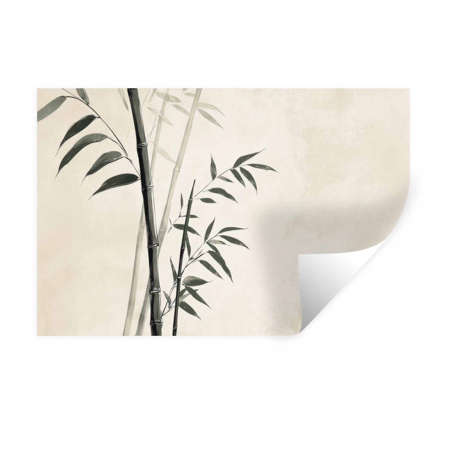 MuchoWow Wandsticker Japandi - Bambus - günstig online kaufen