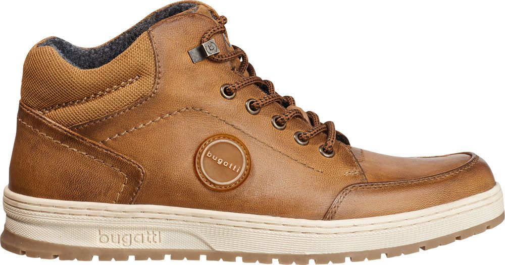 bugatti Echtleder- Stiefelette Warmes Fleece-Futter für warme Füße – Bild 3 von 5