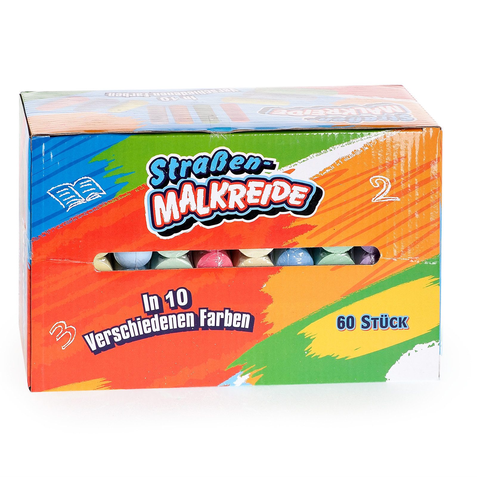 Thumbnail - Smart-Planet Malkreide Smart-Planet Straßenkreide Set 60 Stück, (60-tlg)
