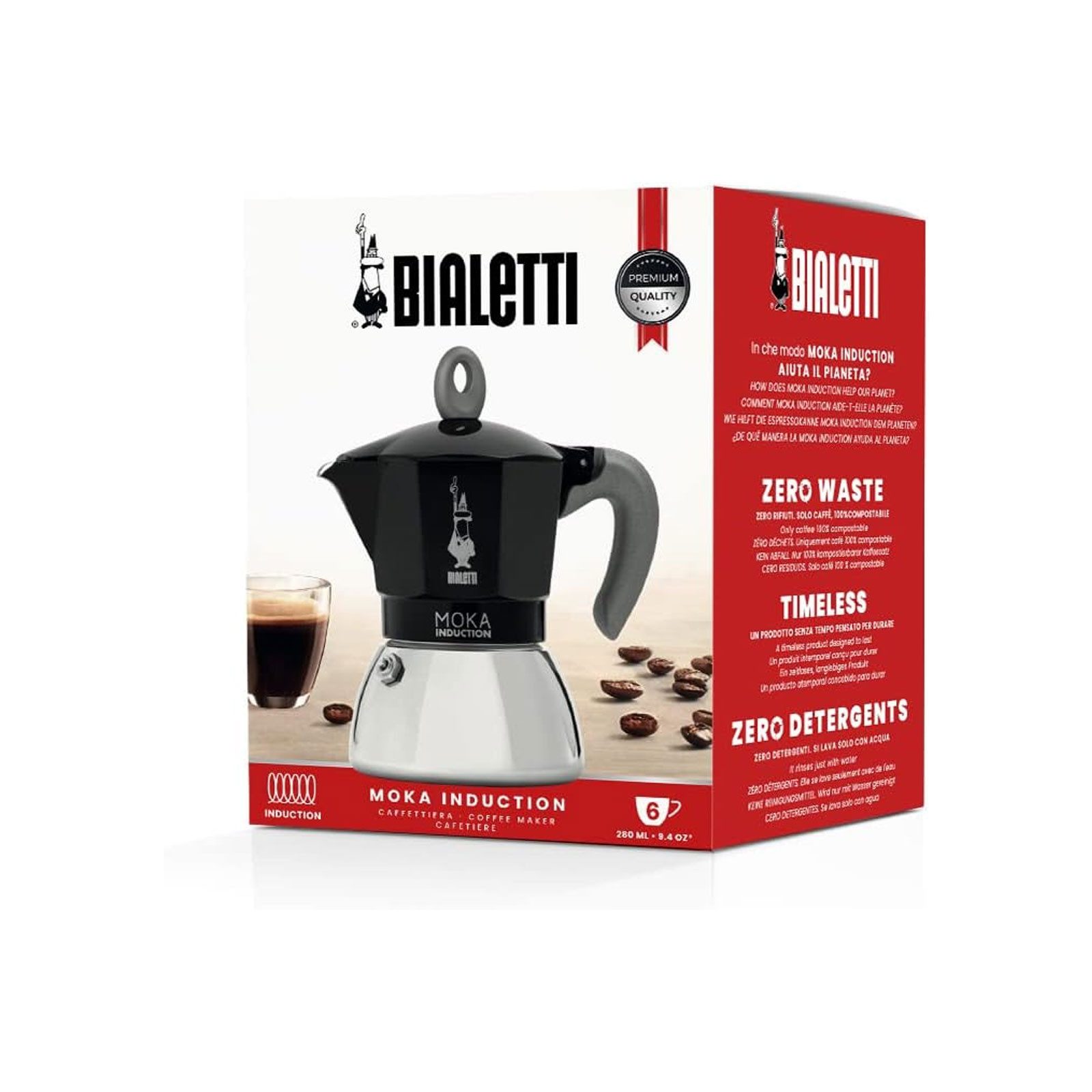 BIALETTI Filterkaffeemaschine Moka Induction