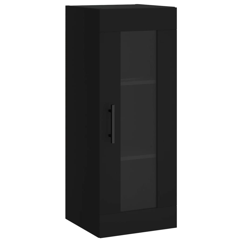 Holzwerksto vidaXL Schrank cm Regal Kleiderschrank Highboard Hochschrank 34,5x34x180 Schwarz