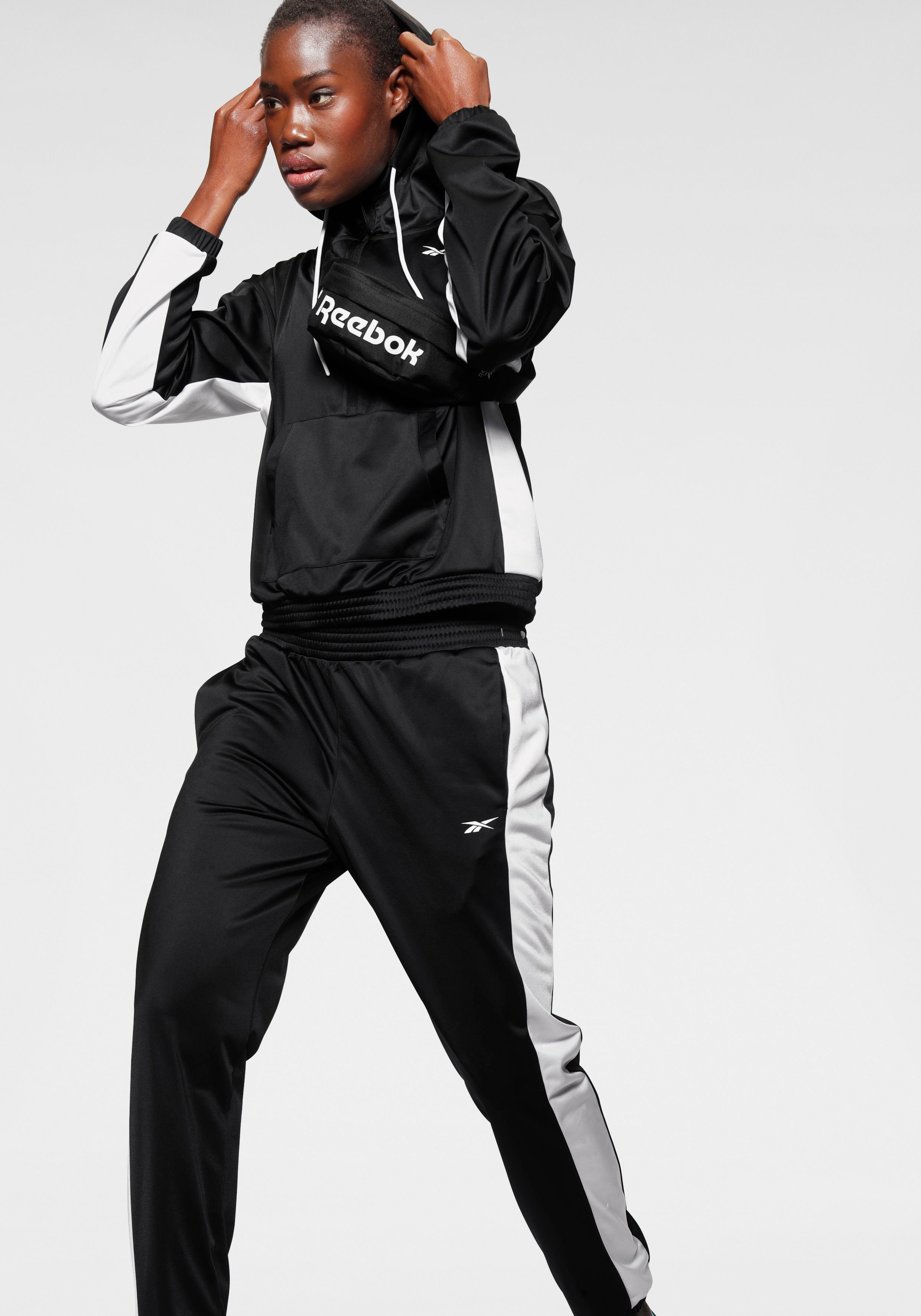 Reebok Trainingsanzug »Linear Logo Hoodie« (Set, 2-tlg) online kaufen | OTTO
