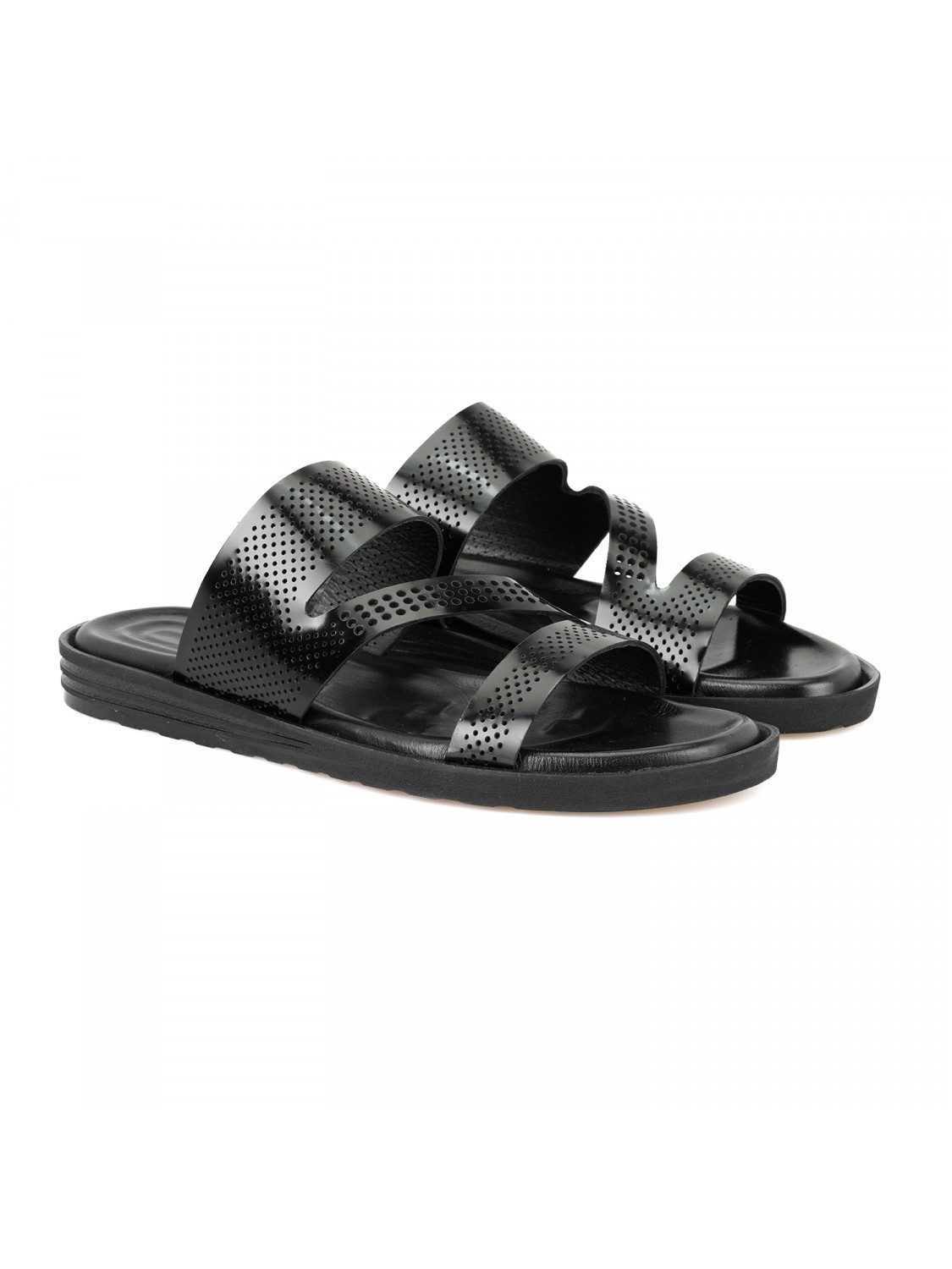 Desa Herren-Ledersandalen – Synthetiksohle, flacher Absatz, atmungsaktiv Ba günstig online kaufen