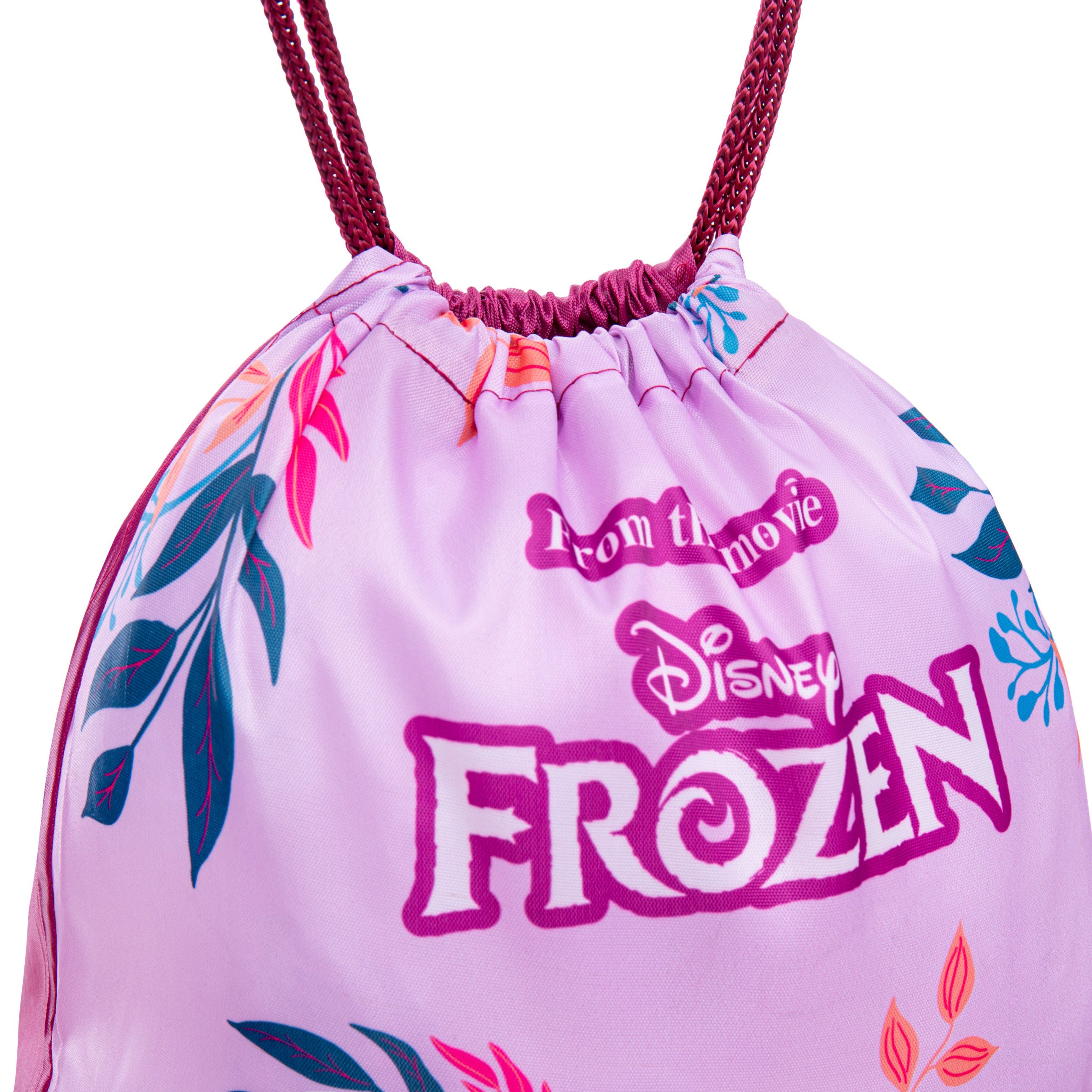 Frozen Turnbeutel Disney Eiskönigin Anna und Elsa Turnbeutel Sportbeutel