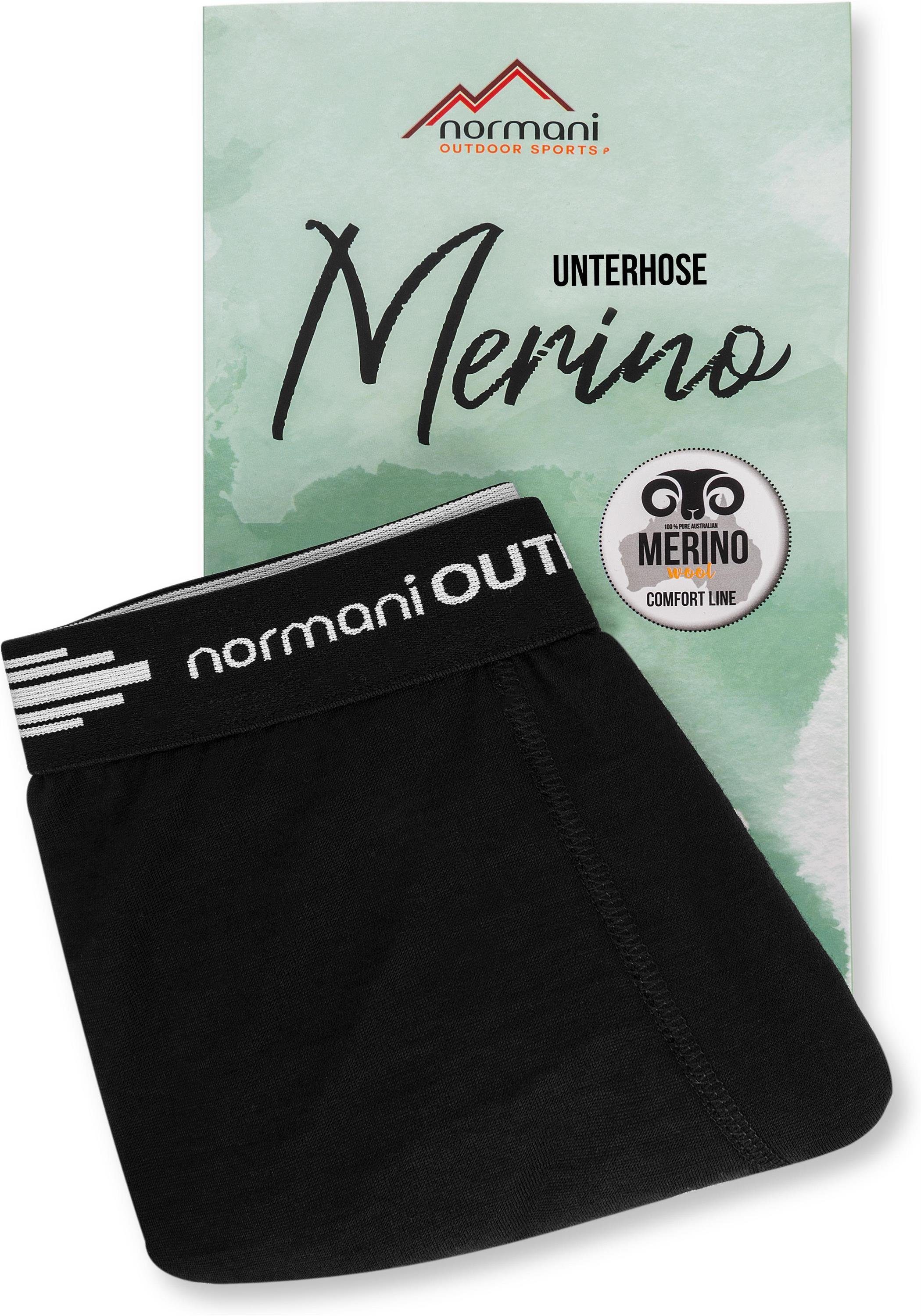 normani Thermounterhose Herren Merino Unterhose Sydney Thermounterwäsche Funktionshose Lang Baselayer Leggins Ski-Winterhose – Bild 5 von 5