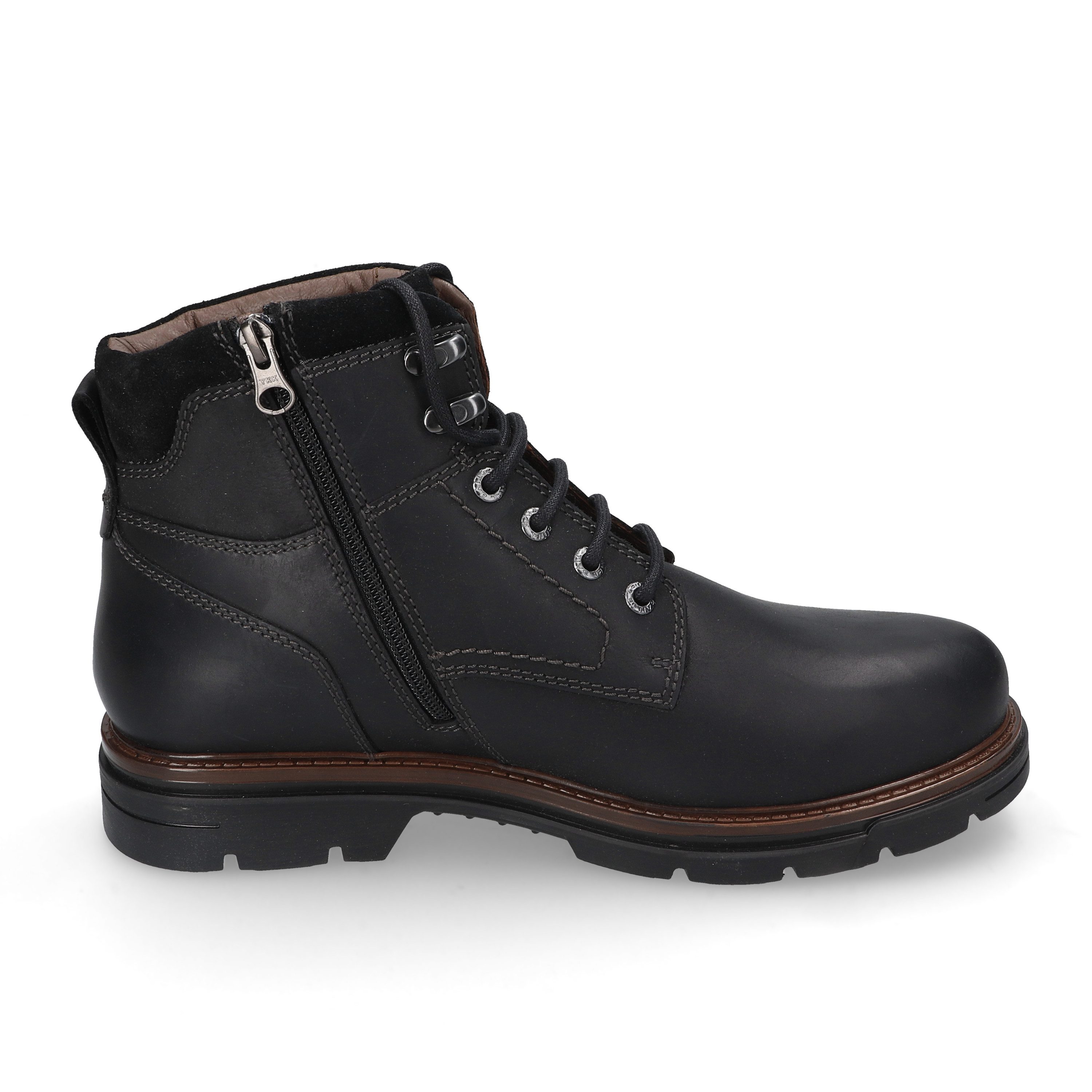 camel active Winterboots Schnürstiefel mit Profilsohle und Warmfutter