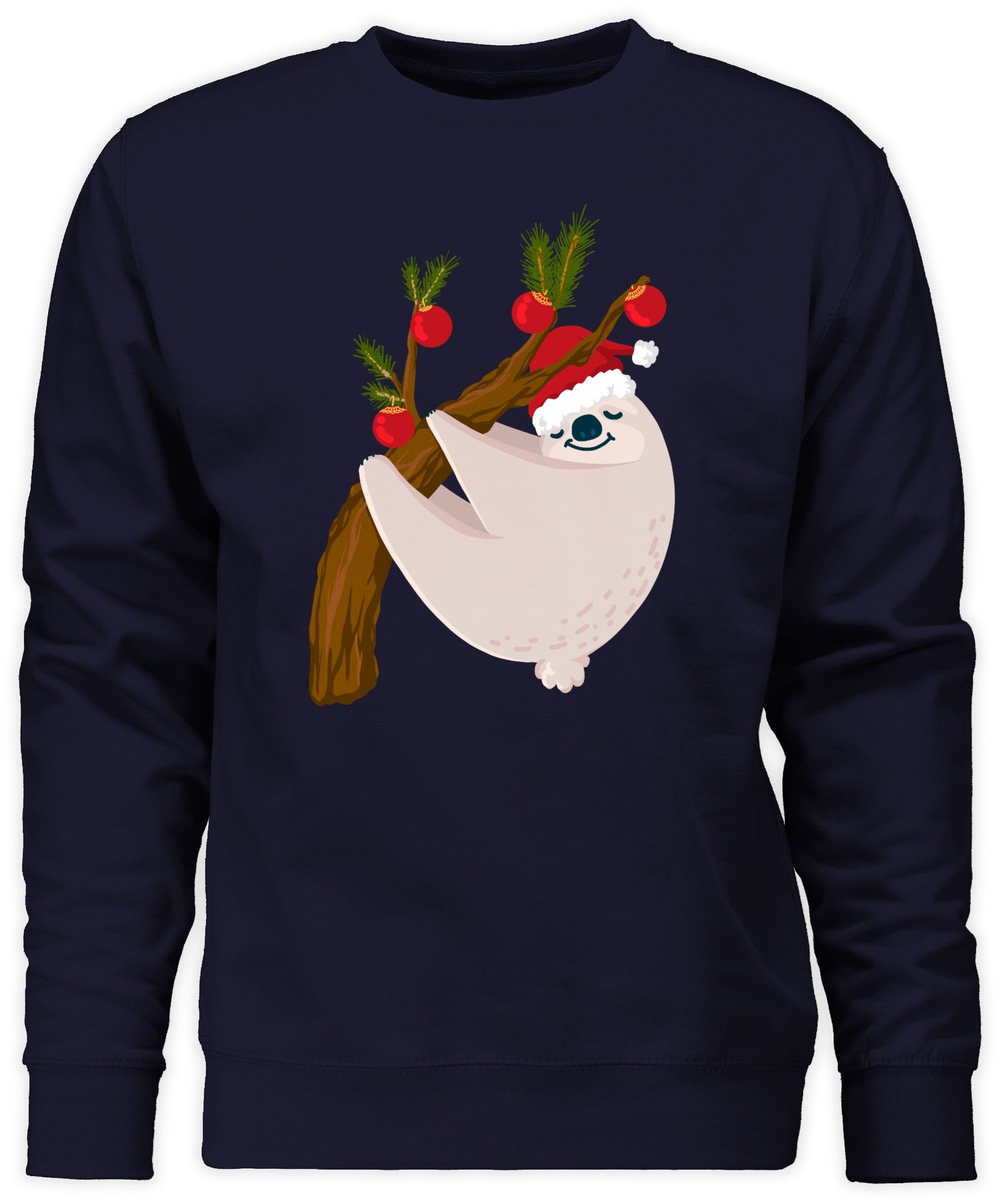 Shirtracer Sweatshirt Faultier Weihnachten (1-tlg) Weihachten günstig online kaufen