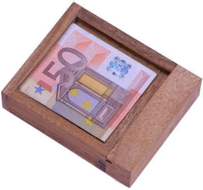 Logoplay Holzspiele Spiel, Money - Geldschein-Tresor - Zauberkiste - Trickkiste - Geschenkverpackung Holzspielzeug