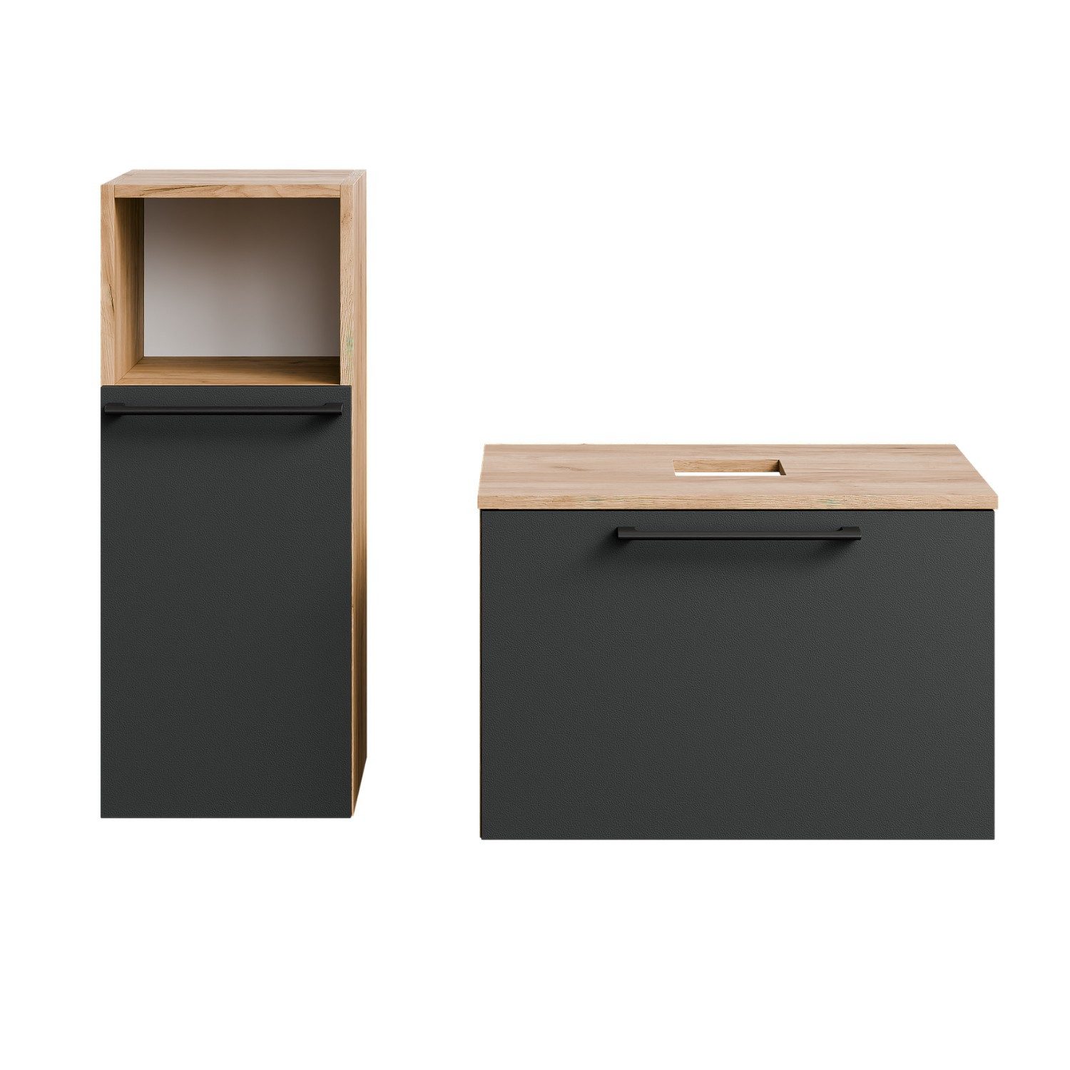 Planetmöbel Badmöbel-Set Astra, (Waschbeckenunterschrank, 2-St., Badezimmer günstig online kaufen