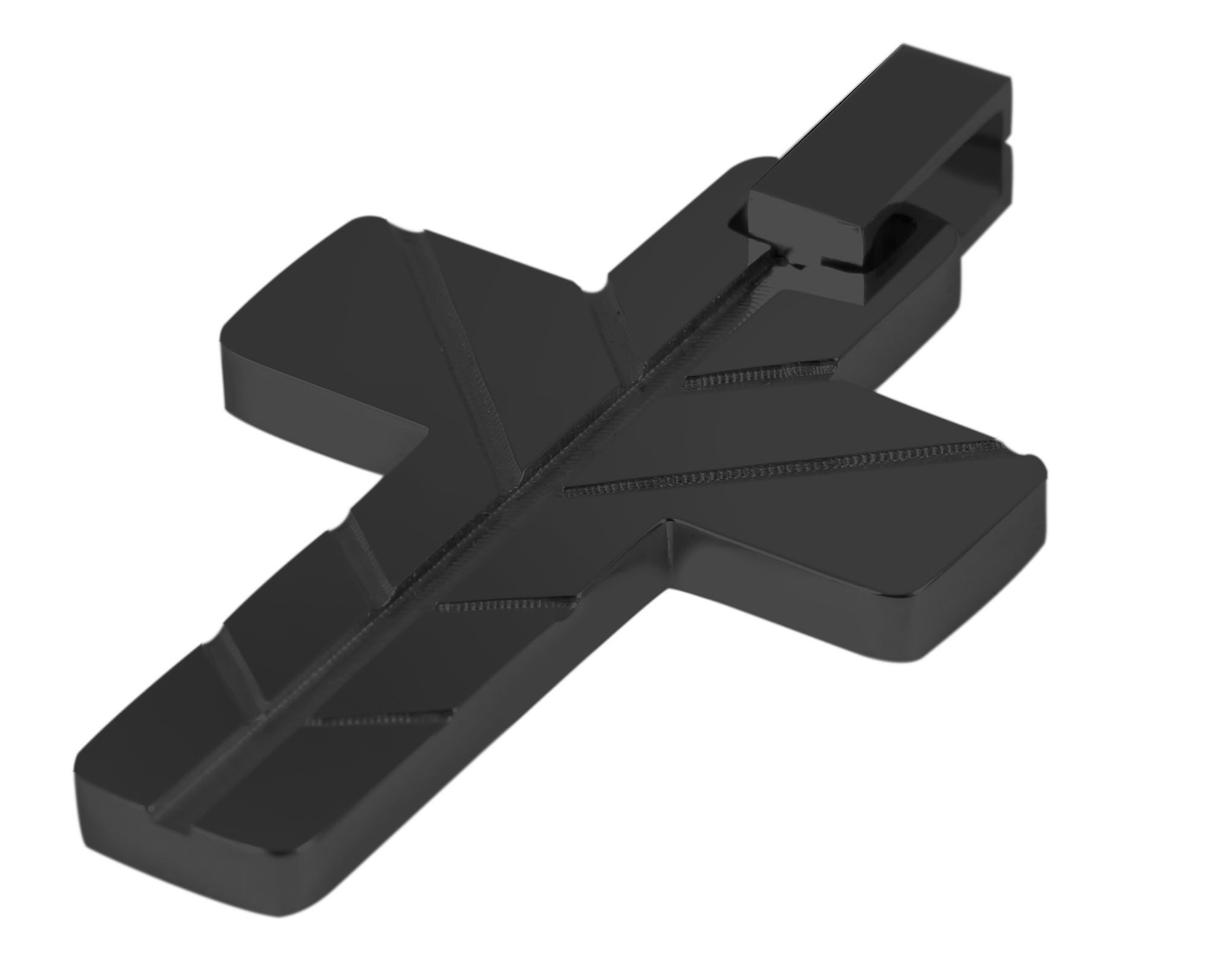 Kettenanhänger Anhänger – Kreuz Kreuzanhänger aus Edelstahl