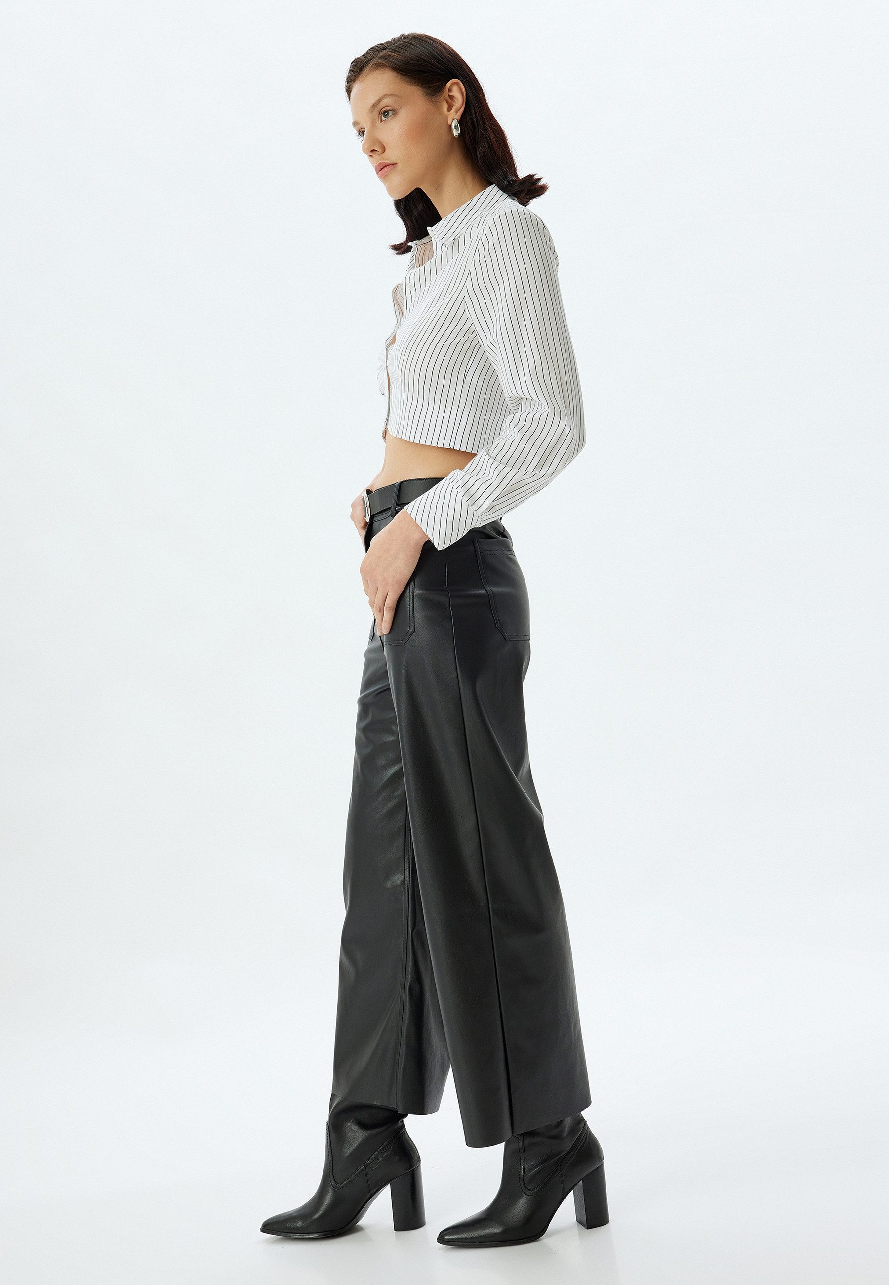 Koton Palazzohose Normale Leibhöhe Wide Leg günstig online kaufen